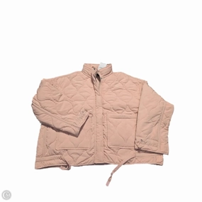 Flexible Hem Adjustment Simple Layers Jacket Puffer & Quilted By Forever 21 In Peach, Size: L