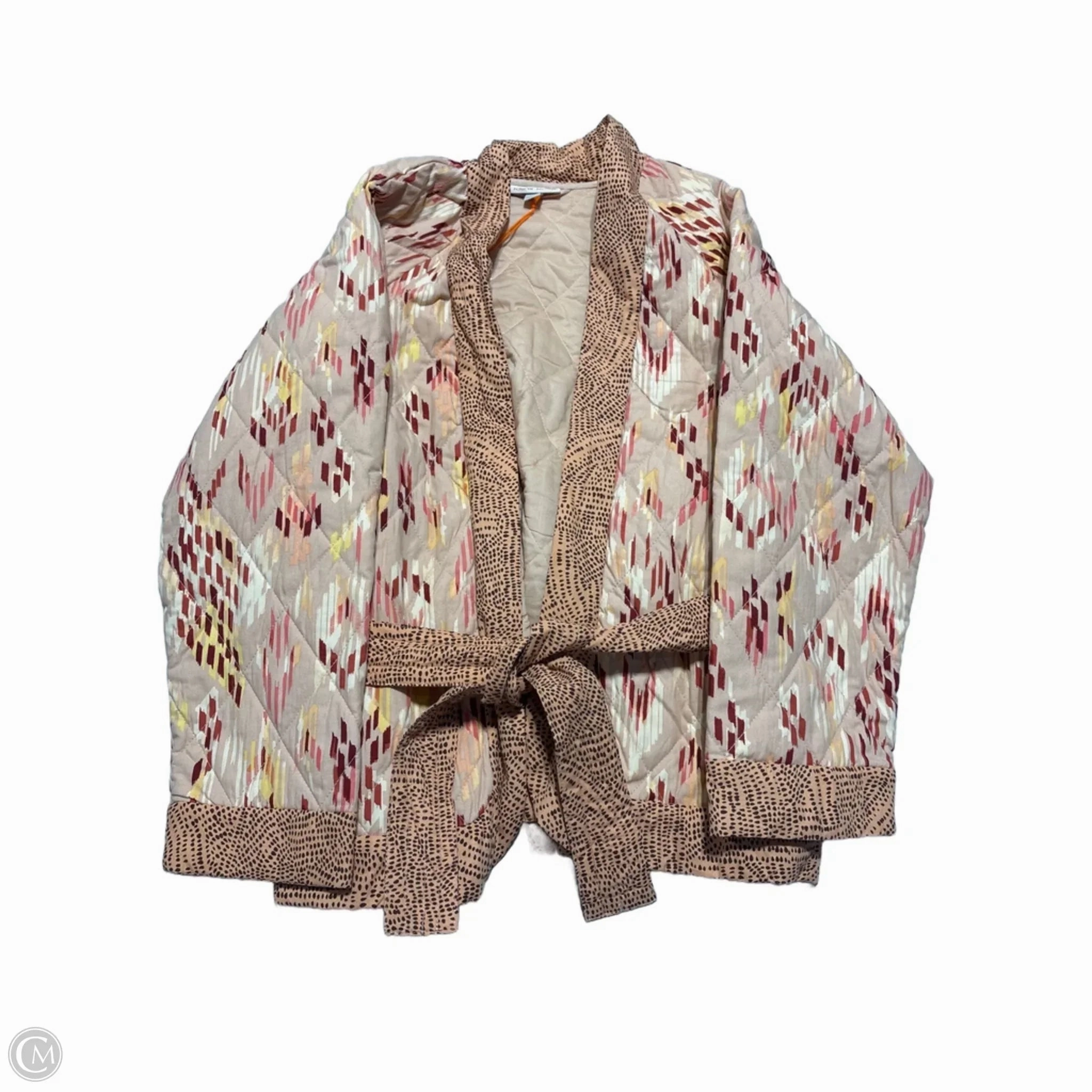 Jacket Puffer & Quilted By Knox Rose In Peach, Size: S Layered Insulation