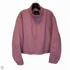 Weatherproof Zipper Closure Jacket Puffer & Quilted By Sam Edelman In Purple, Size: L