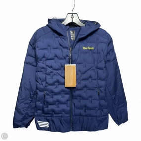 WeatherproofCoating Ventilated Back Jacket Puffer & Quilted By The Feed In Navy, Size: Xs