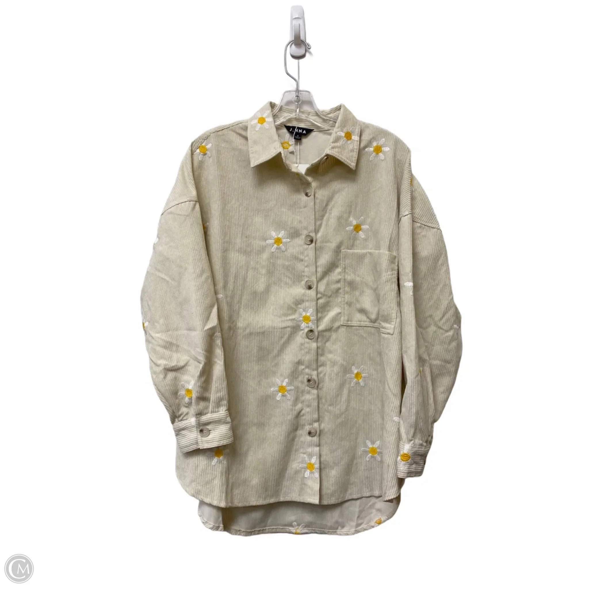 Fit For Daily Jacket Shirt By Cmf In Floral Print, Size: S