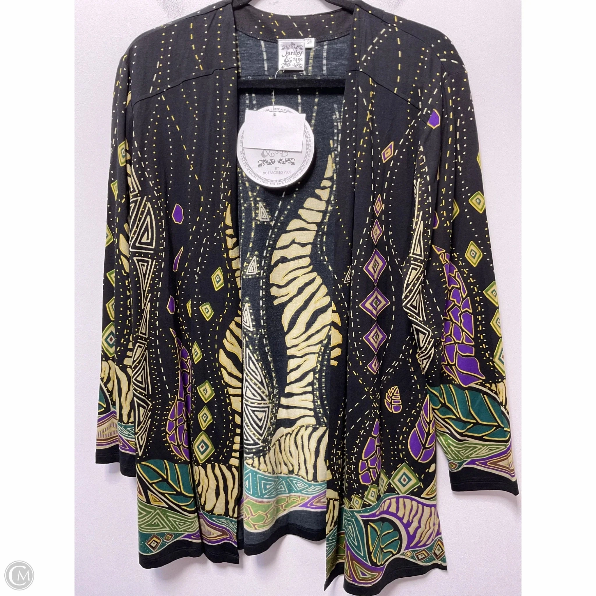 Jacket Shirt By Parsley & Sage In Multi-colored, Size: S Anti Pilling Texture Chill Day Layer