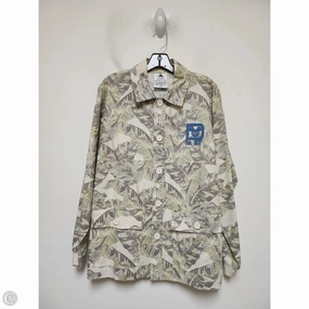 Jacket Shirt By Walt Disney In Green, Size: S Snap Closure System Bonded Closure Mechanism