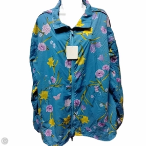 Jacket Windbreaker By Fabletics In Floral Print, Size: 3x Rugged Outdoor Optimized QuickRelease Buckles