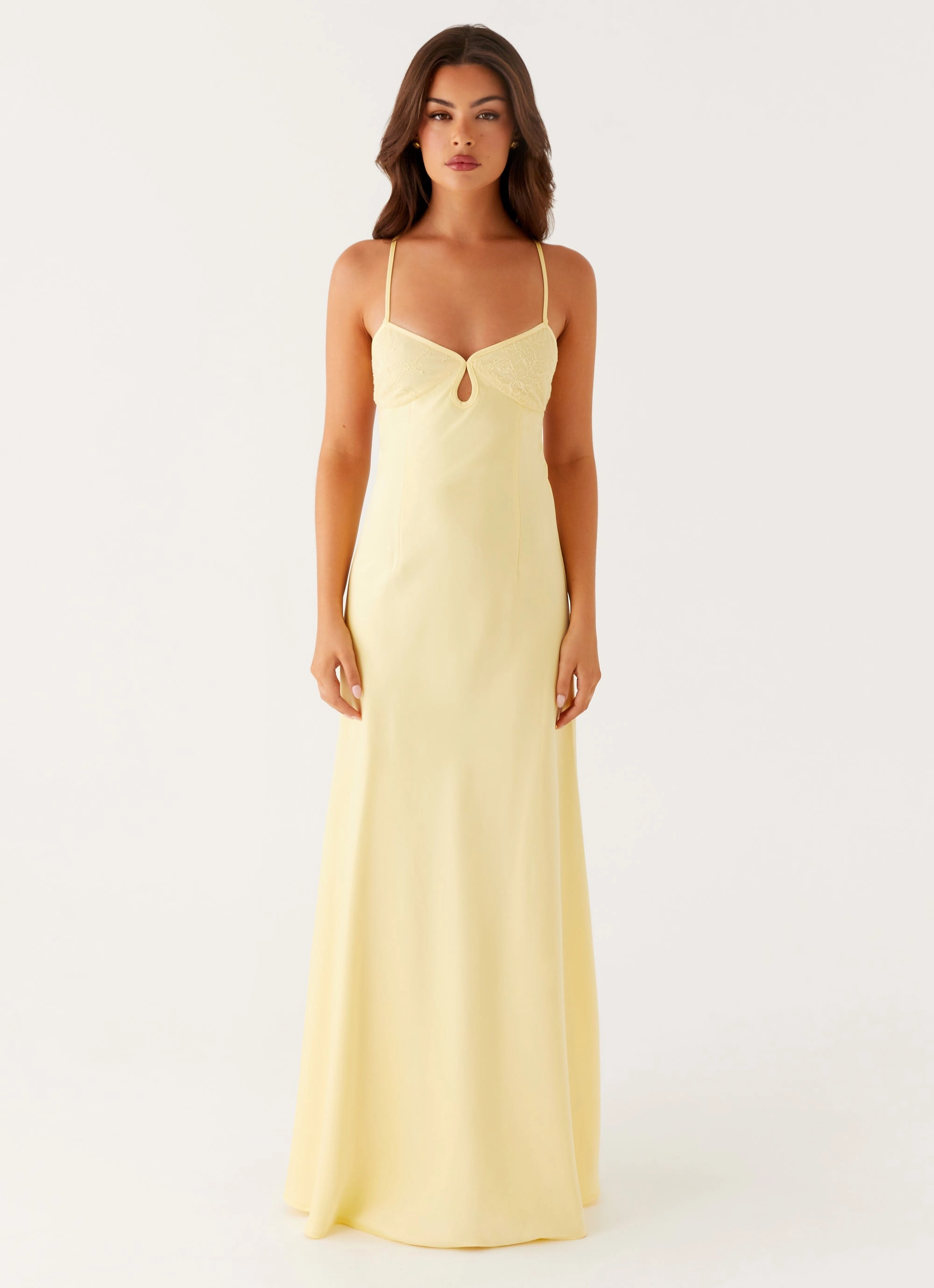 Joanie Maxi Dress - Yellow Soft and Chic