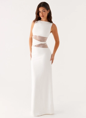 Low Maintenance Karma Maxi Dress - White