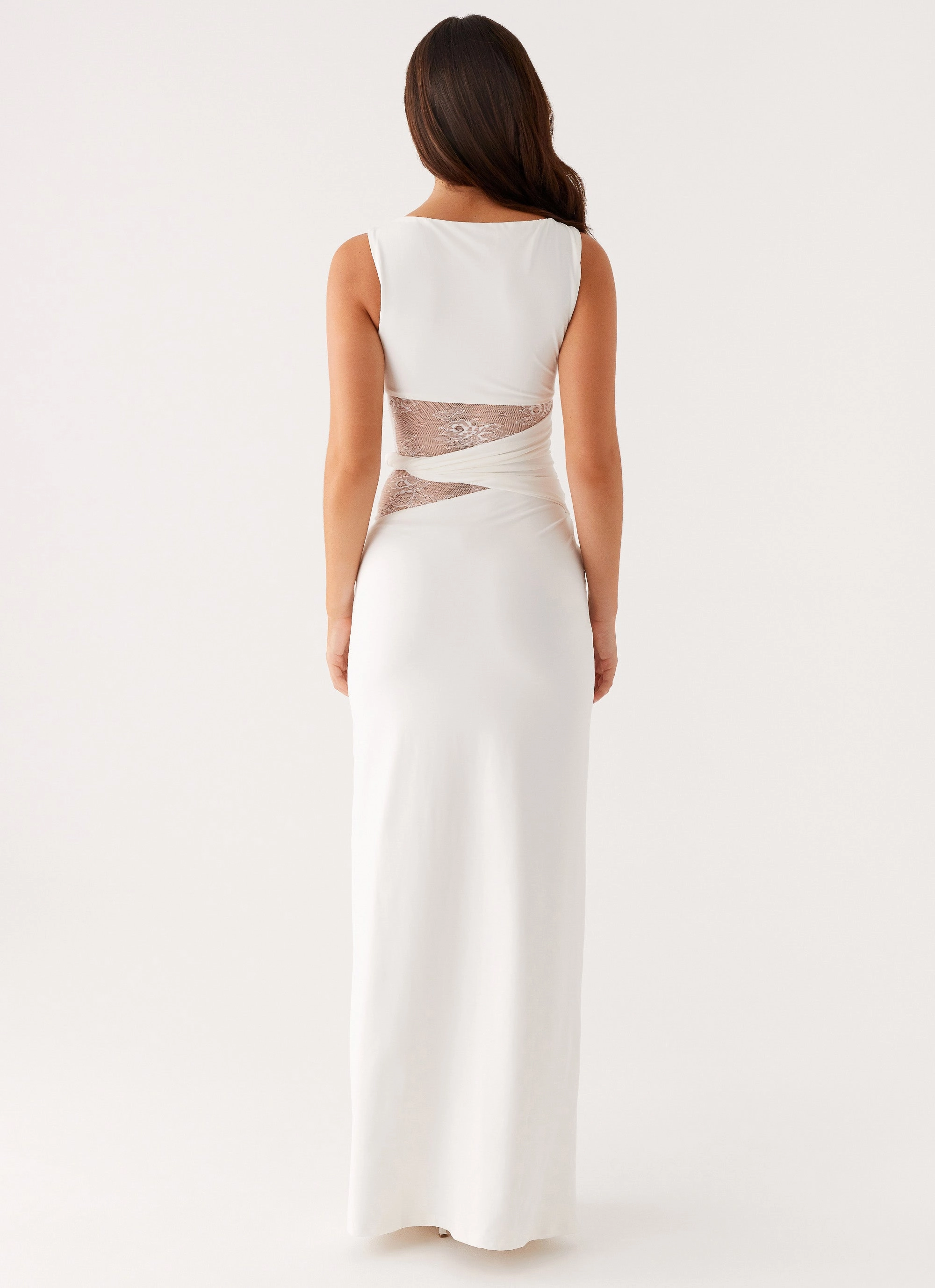 Karma Maxi Dress - White Sage Detail
