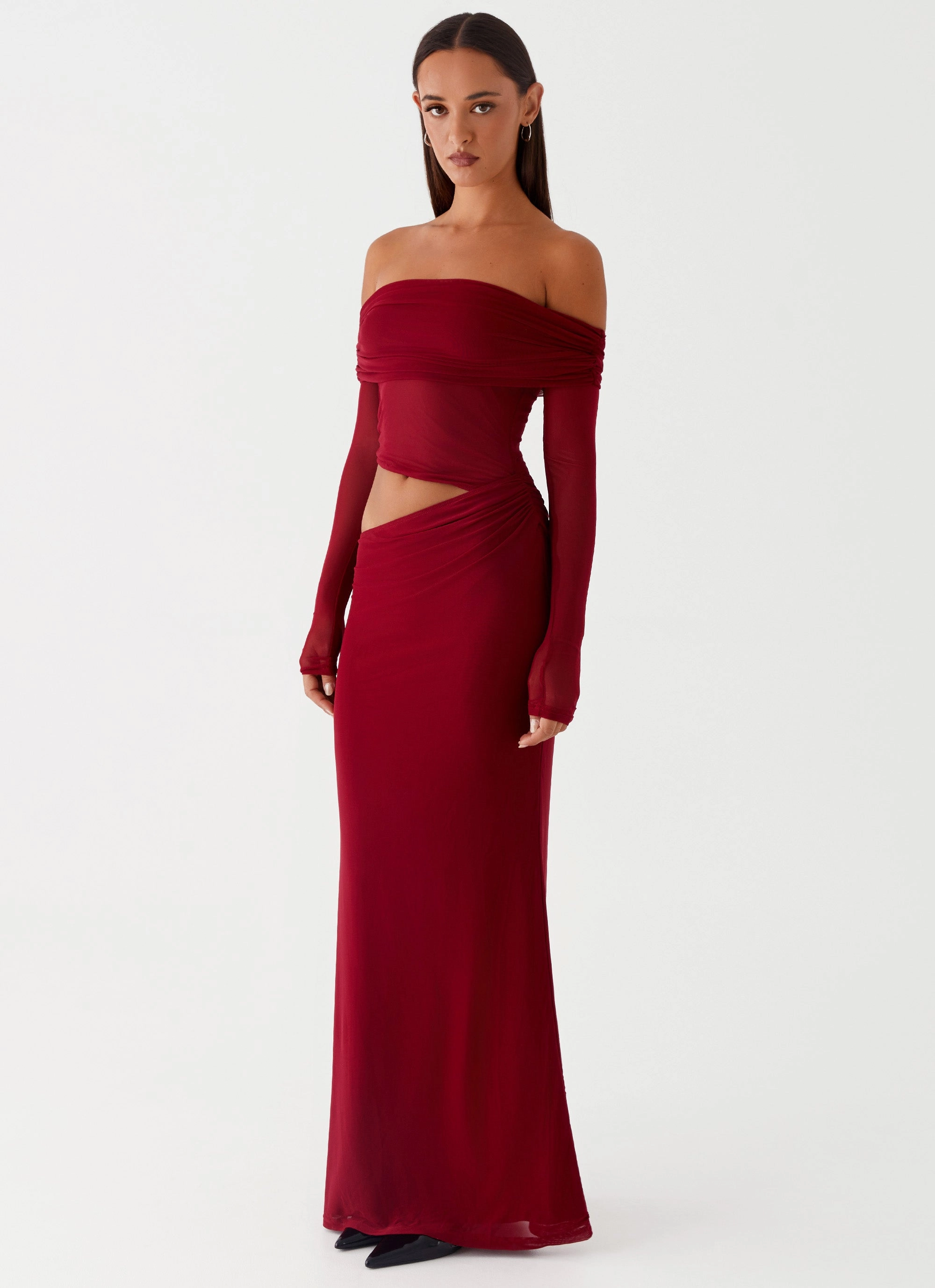 Casual Chic Timeless Energy Emery Maxi Dress - Cherry Red