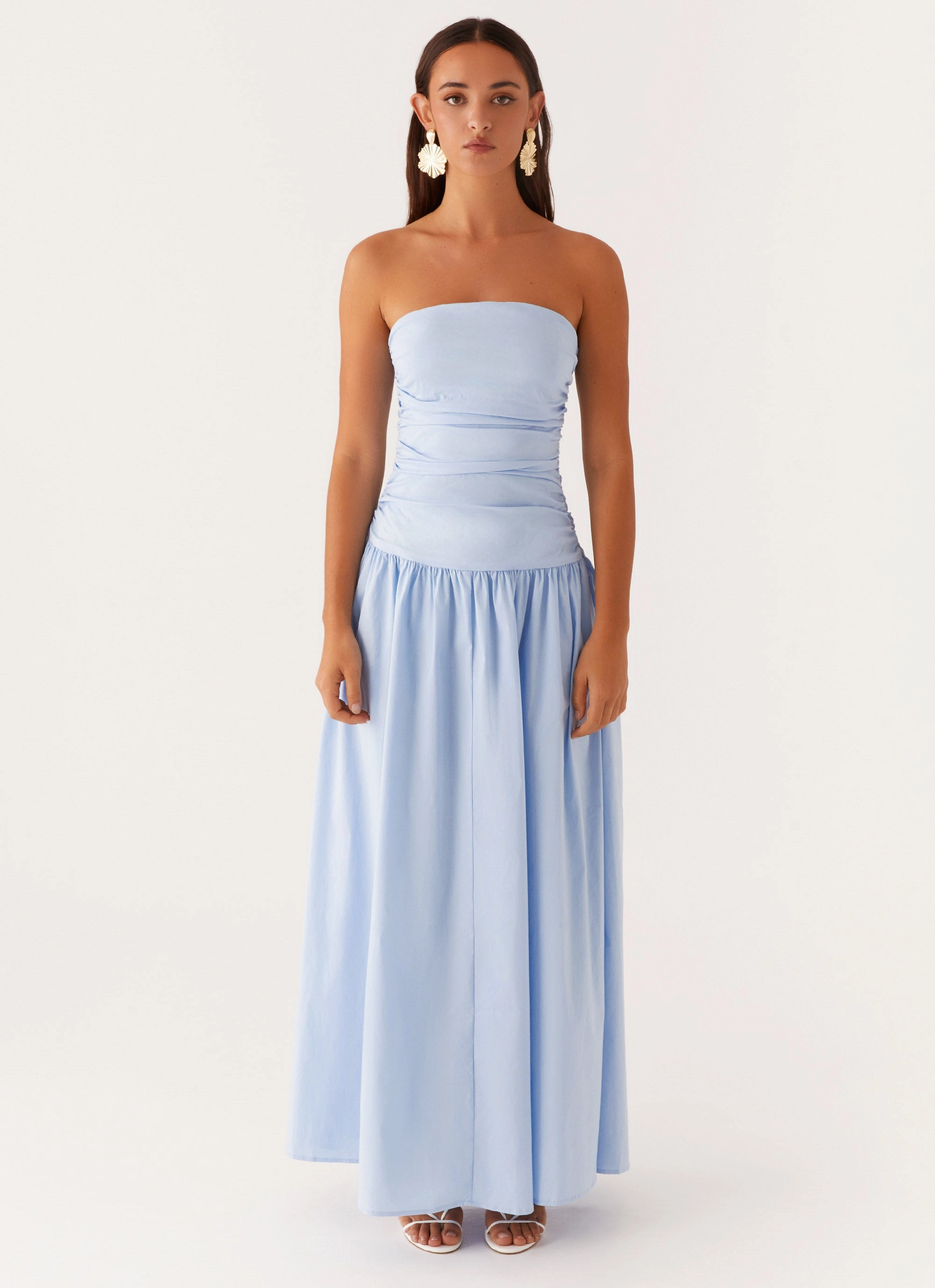 Soft Harmony Carmel Maxi Dress - Blue