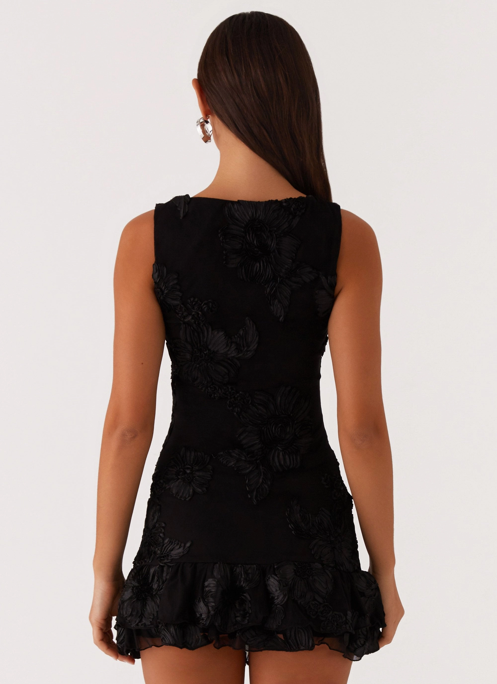 Last Dance High Neck Mini Dress - Black SmoothEdgeFinish