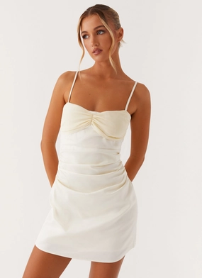 Soft Motion Last Summer Mini Dress - Ivory