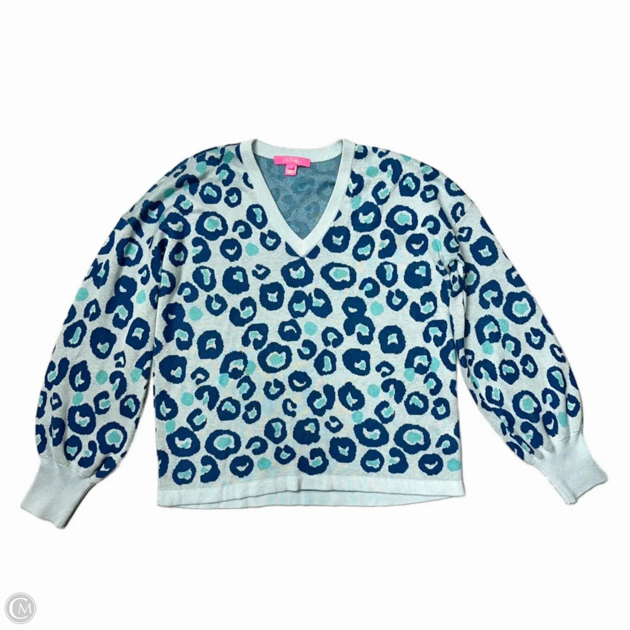 Sweater Designer By Lilly Pulitzer In Animal Print, Size: L Cozy Flex Comfy Appeal