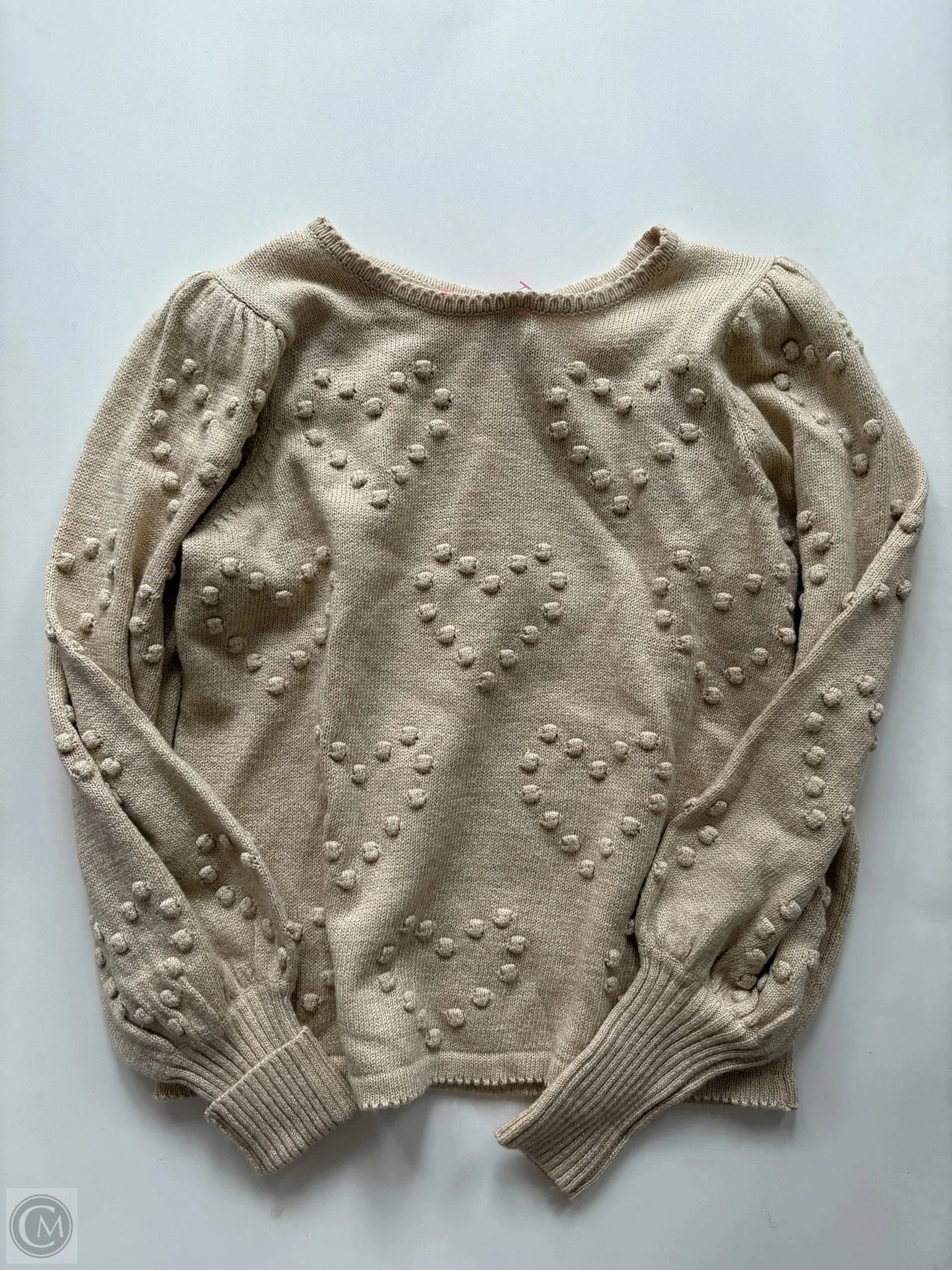 Sweater Designer By Lilly Pulitzer In Gold, Size: S Luxury Fiber Blend Cold Weather Look