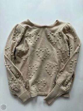 Sweater Designer By Lilly Pulitzer In Gold, Size: S Luxury Fiber Blend Cold Weather Look