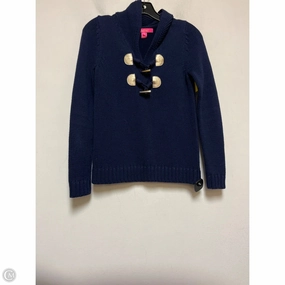 Warm and Soft Sweater Designer By Lilly Pulitzer In Navy, Size: Xxs