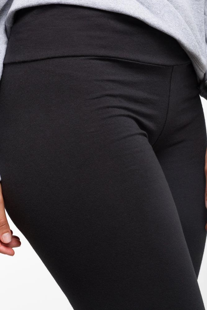 Plus Size Compression Support Leggings Black