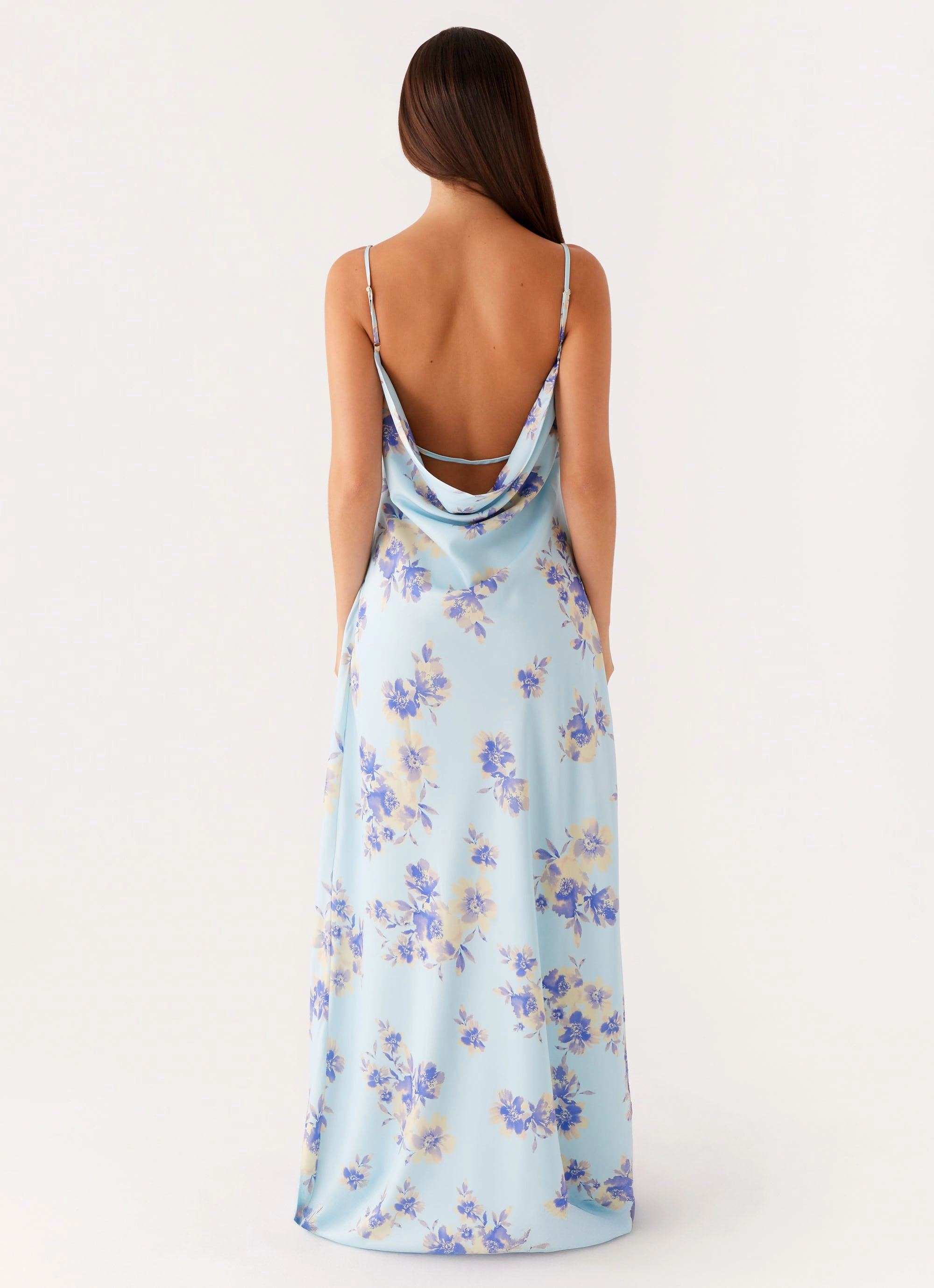 Liana Cowl Maxi Dress - Print Modern and Stylish Soft Layers