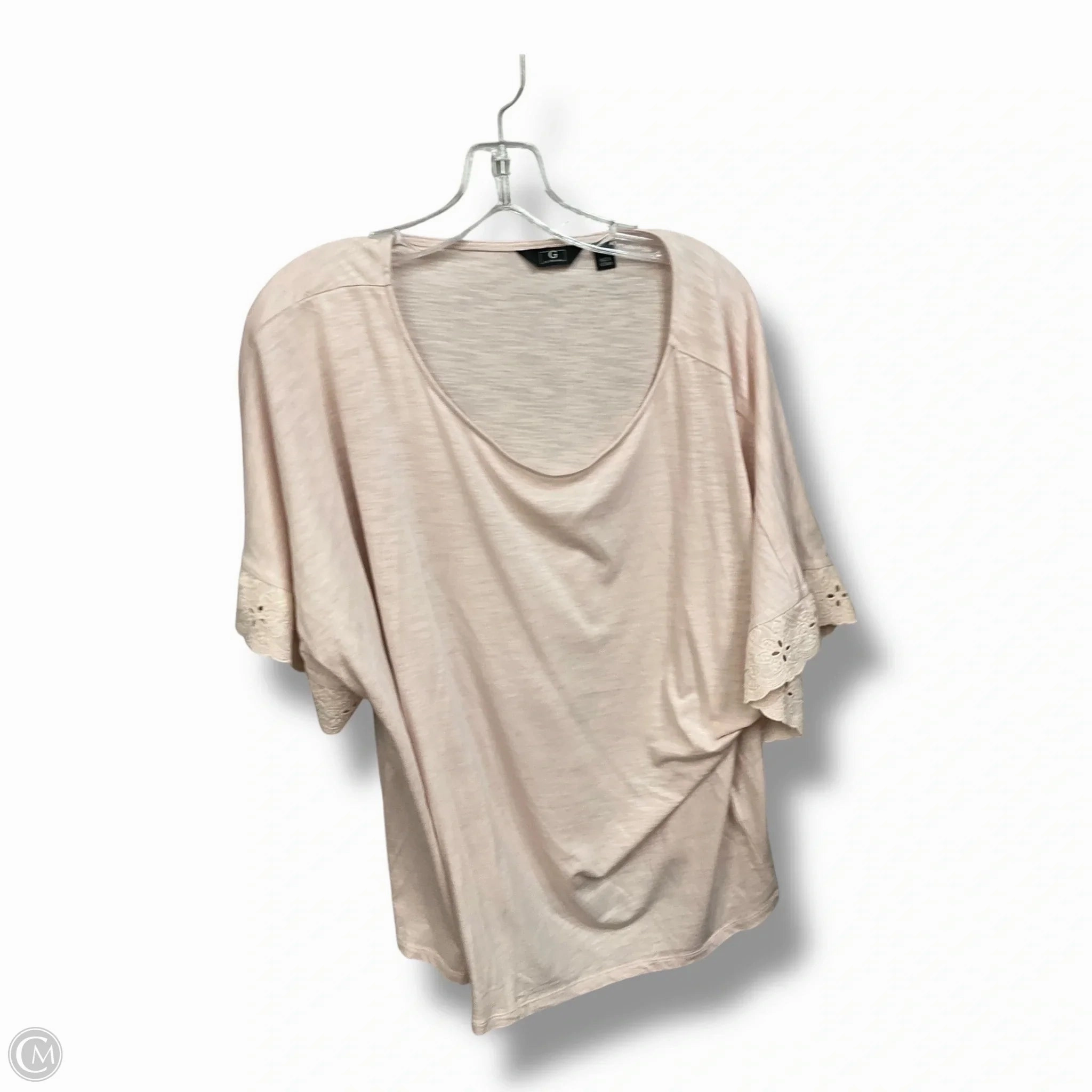Top Short Sleeve By Clothes Mentor In Pink, Size: 2x Soft and Lightweight Non Restrictive Silhouette
