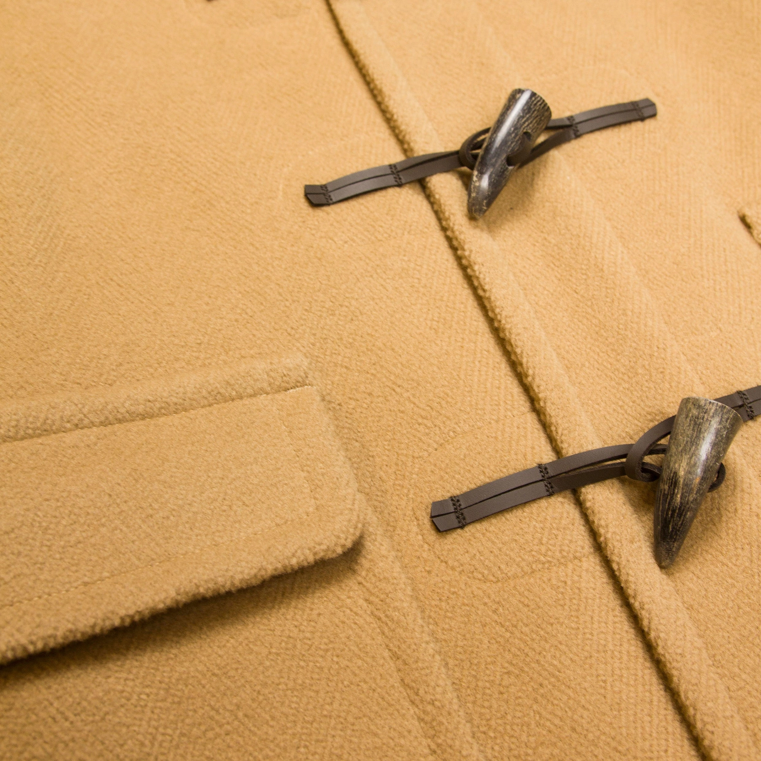 Anti Pill Technology Duffle Coat Camel