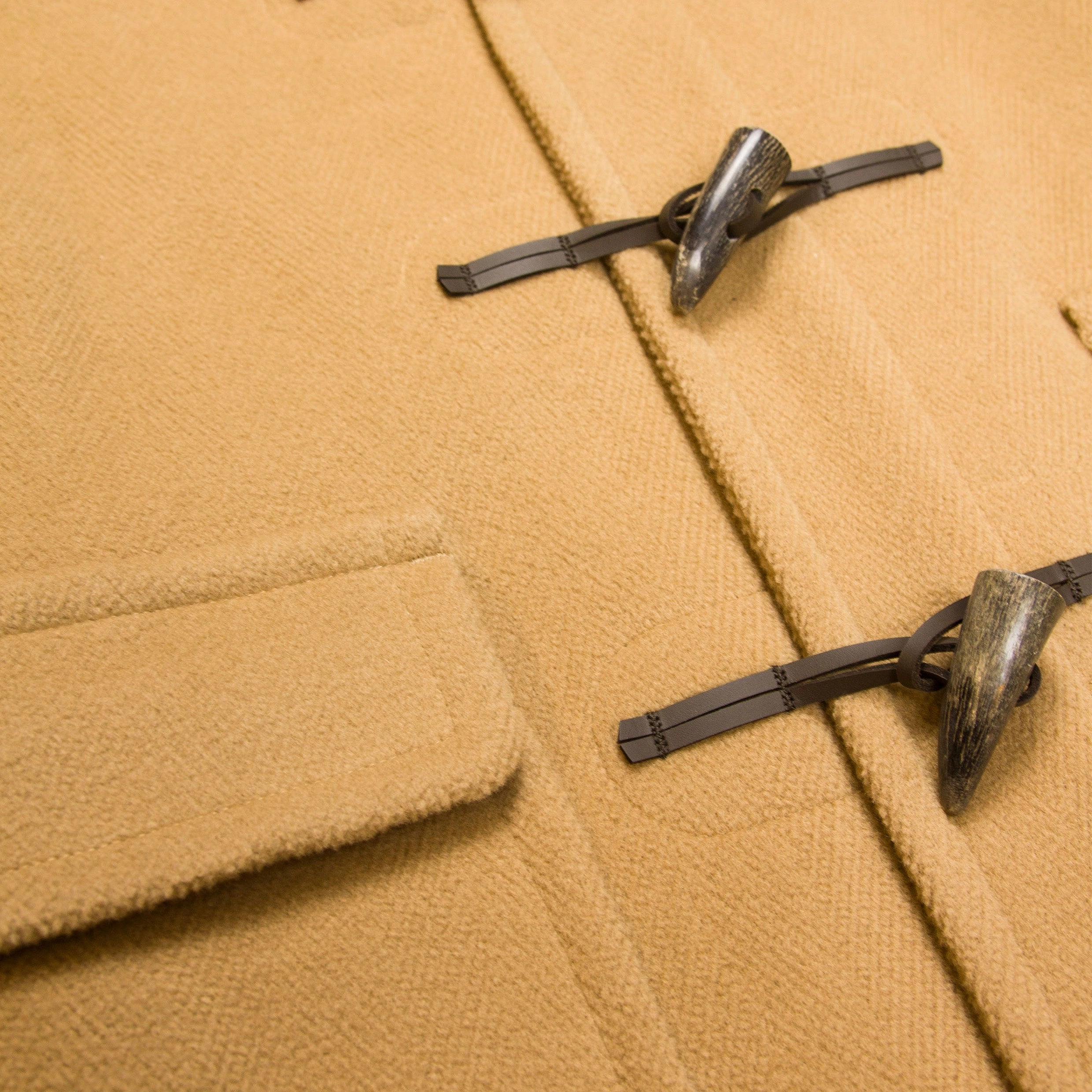 All Season Adaptability SeamSealed Edges Duffle Coat Camel