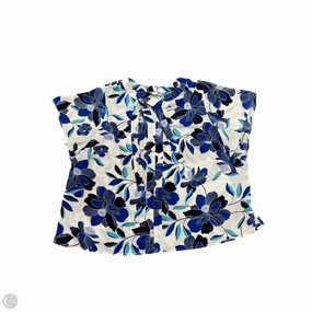 Top Short Sleeve By Liz Claiborne In Floral Print, Size: 2x Roomy Comfort Fashion Essential