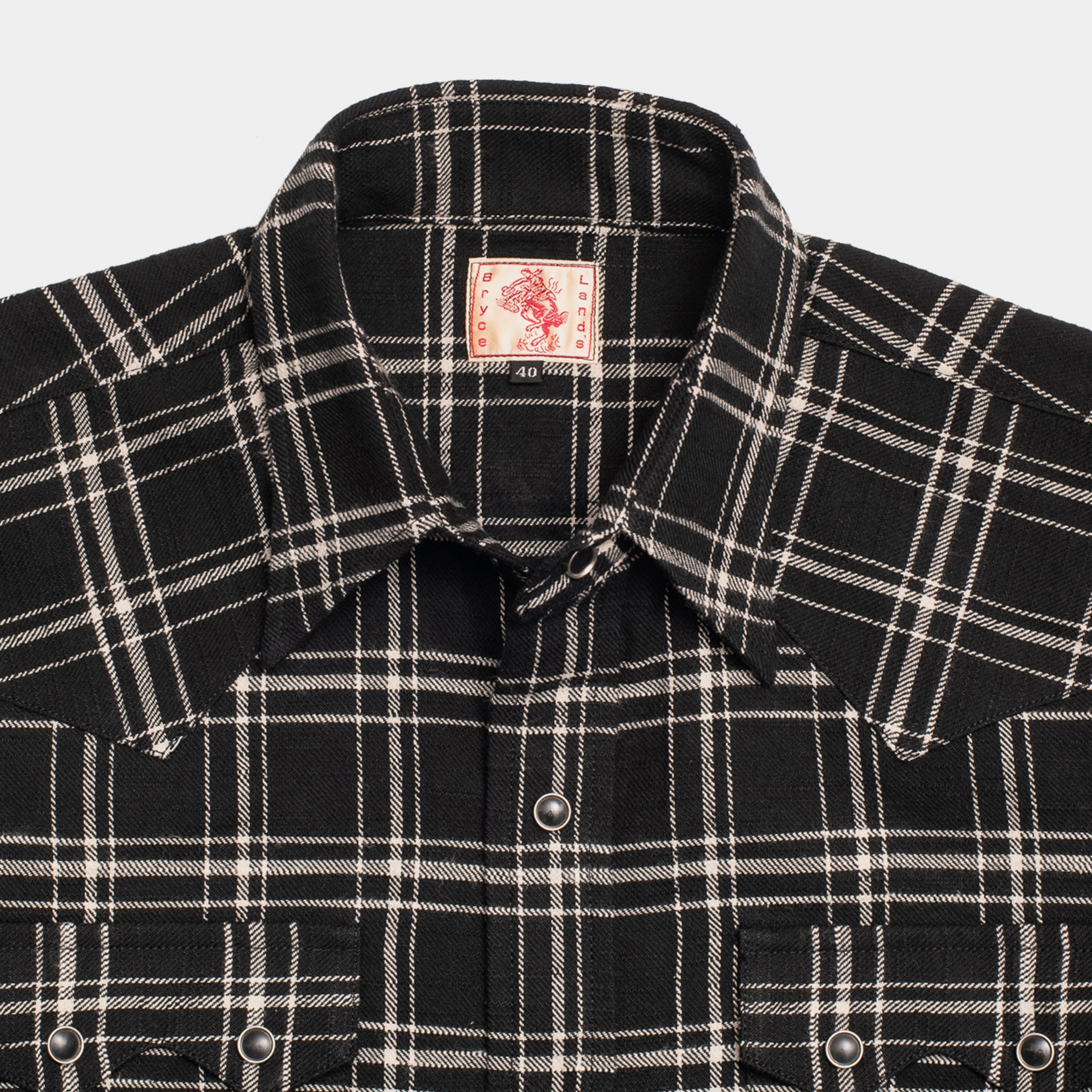 Sawtooth Westerner Black & White Check Conference Appropriate