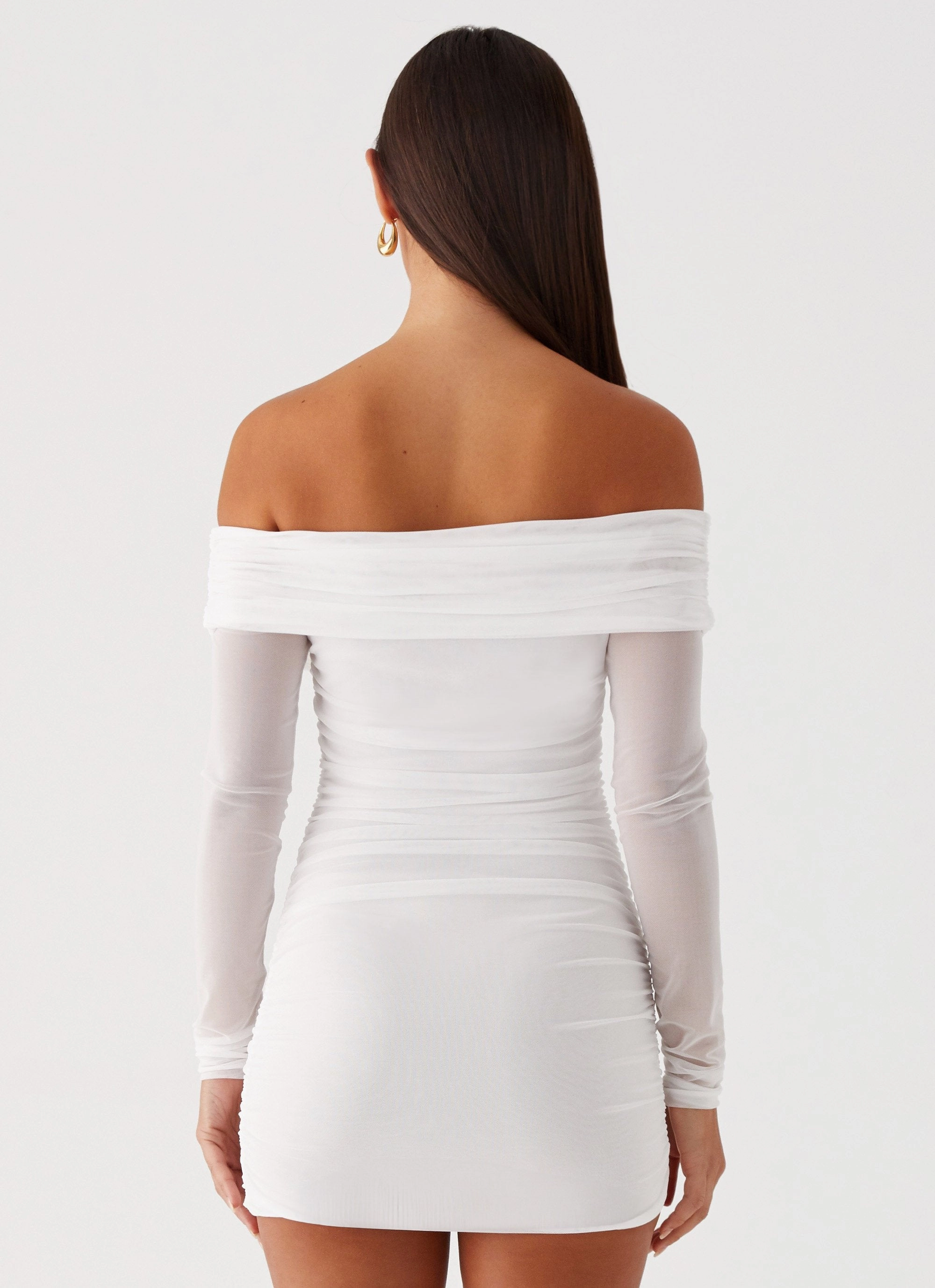 Trendy floral dress Liquid Spirit Mini Dress - White