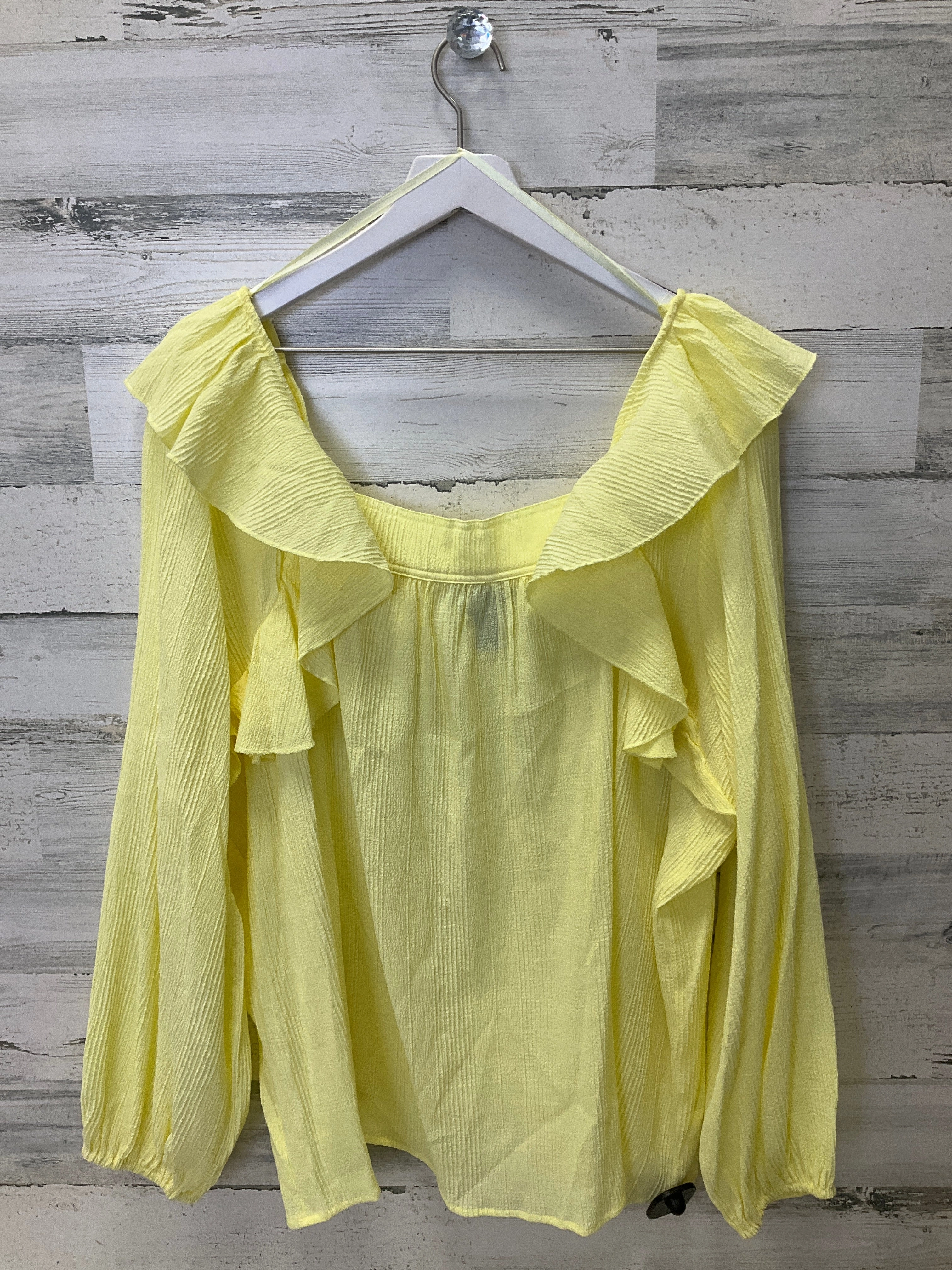 Long Sleeve Sleeve By Clothes Mentor  Size: 3x Fashion Top Elegant and Relaxed