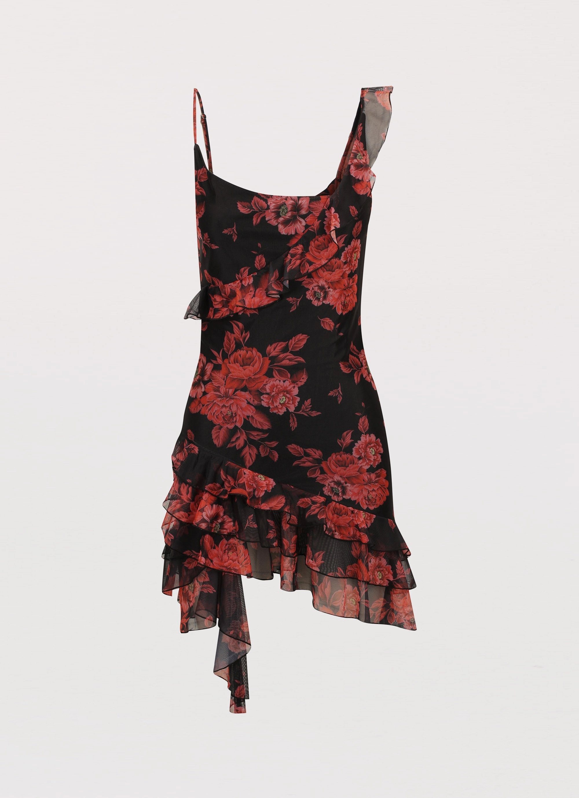 Fit Base Classic Fit Love You Mesh Mini Dress - Midnight Rosa