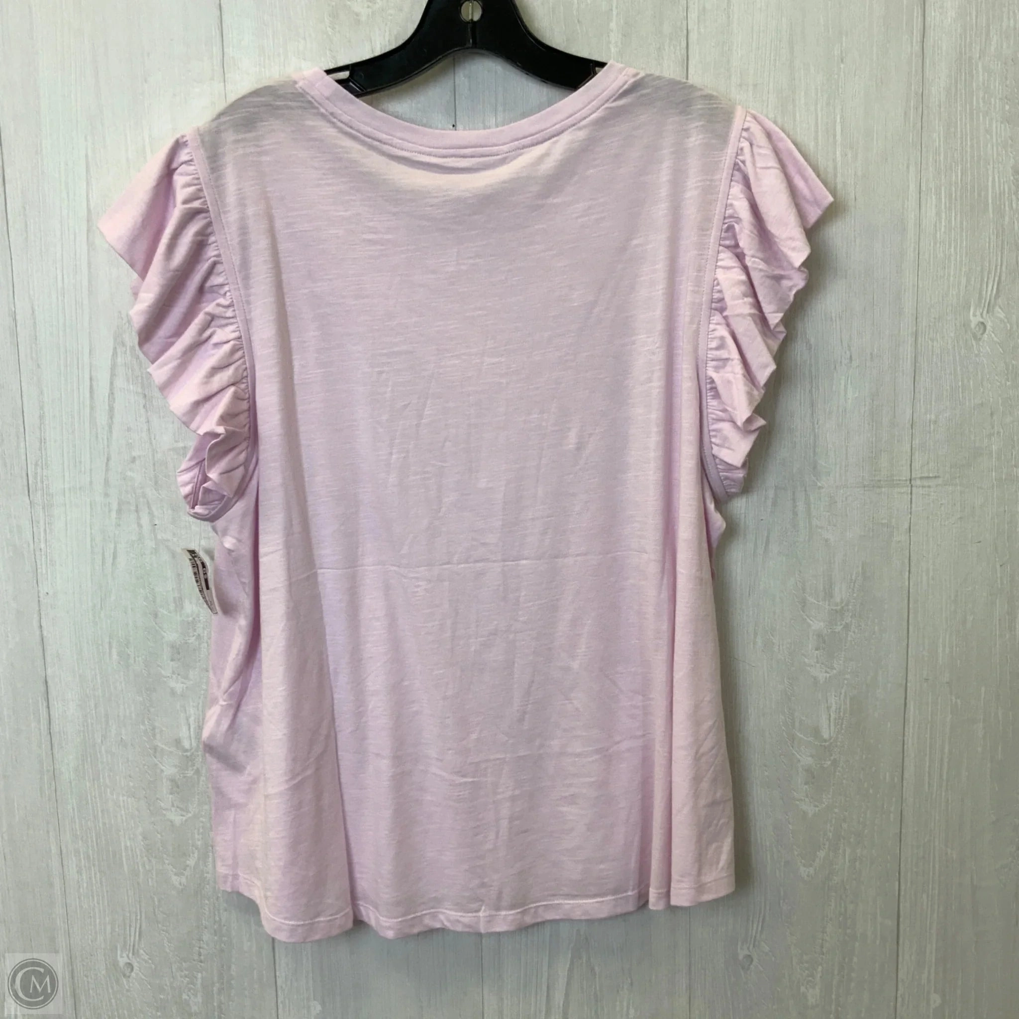 Top Short Sleeve By Clothes Mentor In Pink, Size: 2x Comfortable Look Printed uniqueness