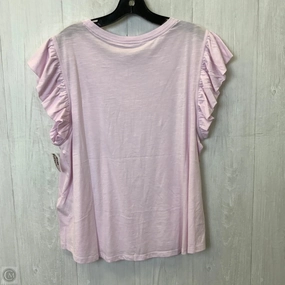 Top Short Sleeve By Clothes Mentor In Pink, Size: 2x Comfortable Look Printed uniqueness