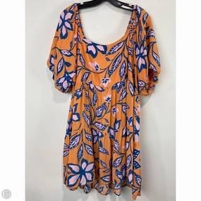 Top Short Sleeve By Easel In Orange, Size: 1x Lightweight Material