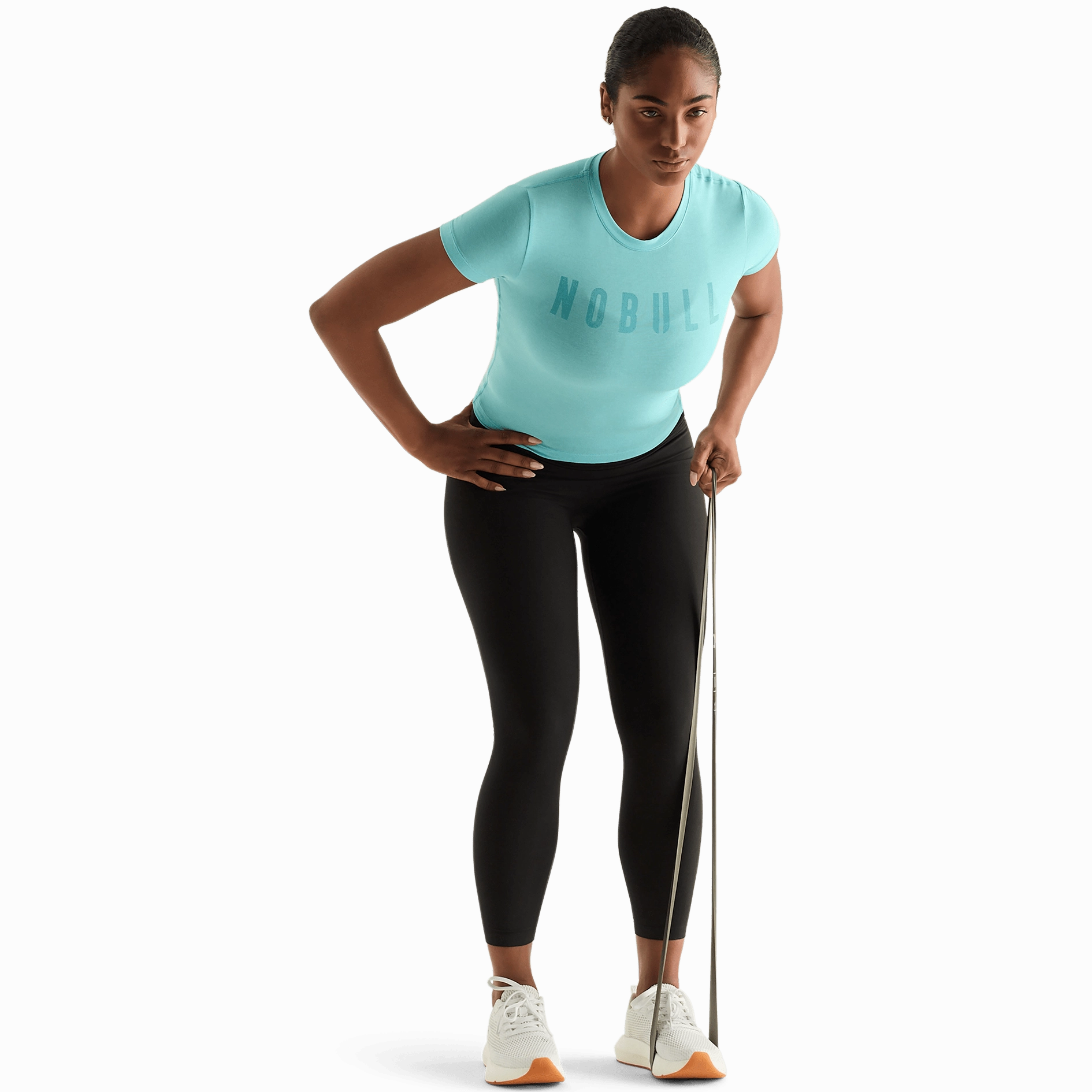 Women's NOBULL Fitted Tee Layered Collar Structure