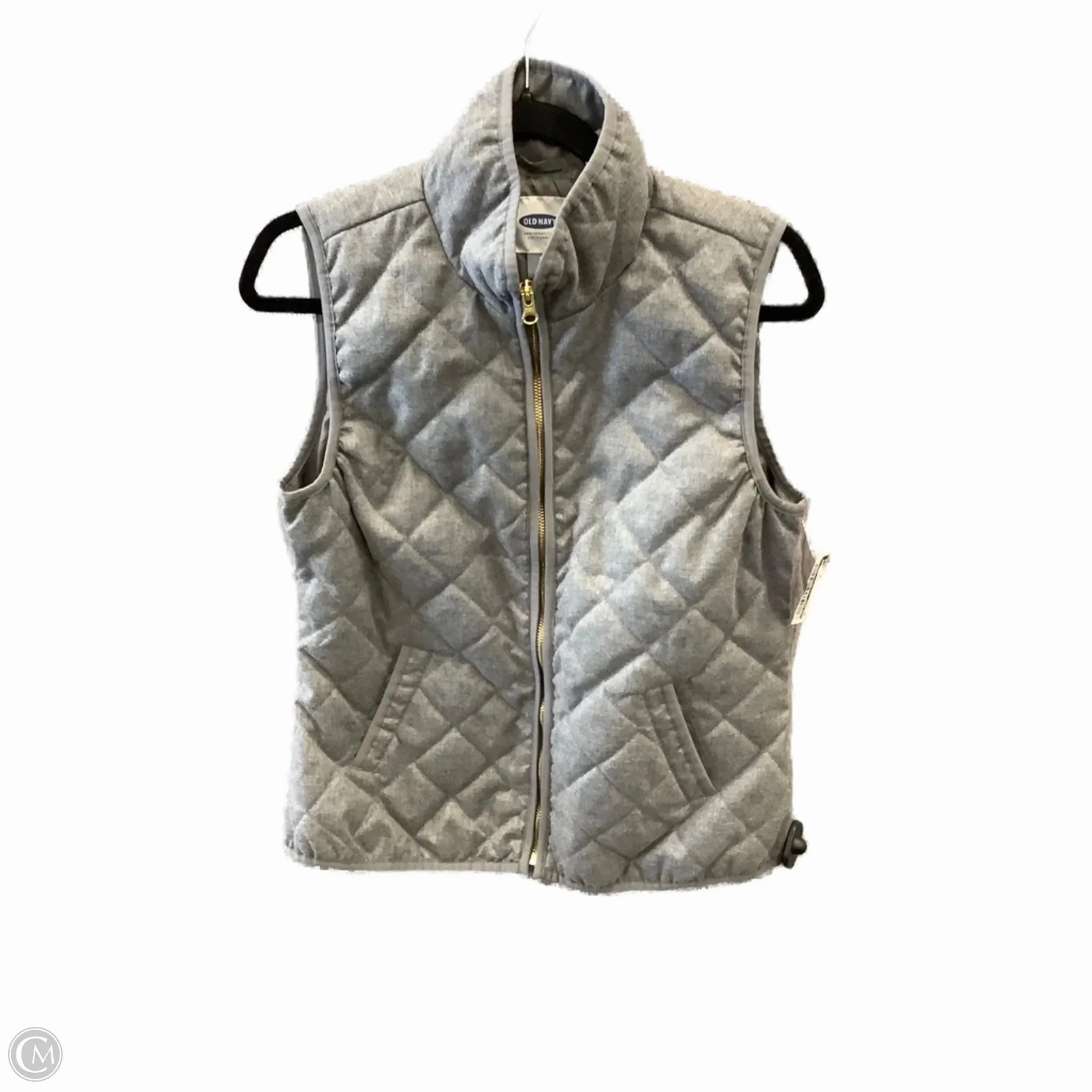 ripstop fabric NonRestrictiveCut Vest Puffer & Quilted By Old Navy In Grey, Size: S
