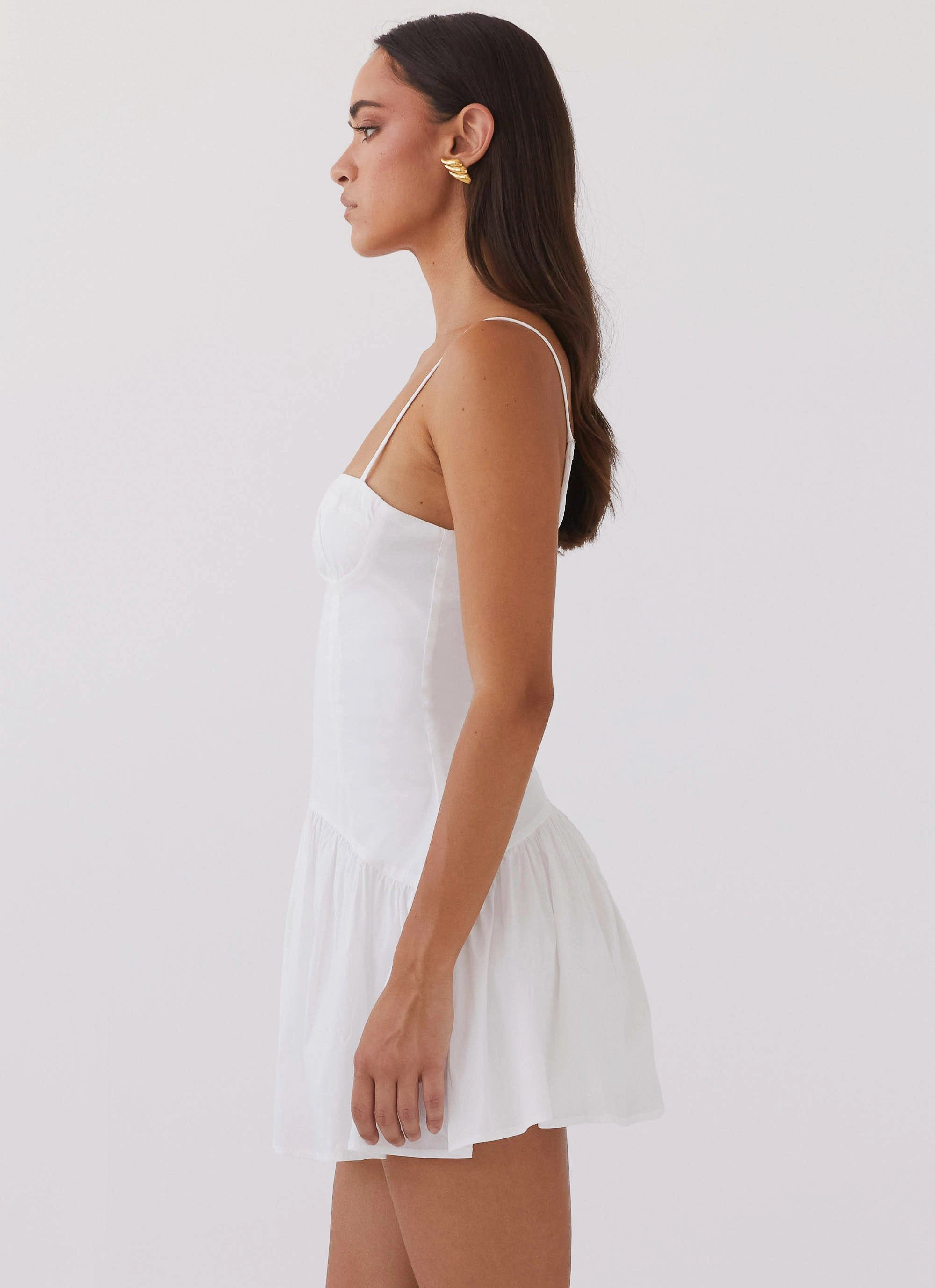 Endless Summer Mini Dress - White Smooth Mood