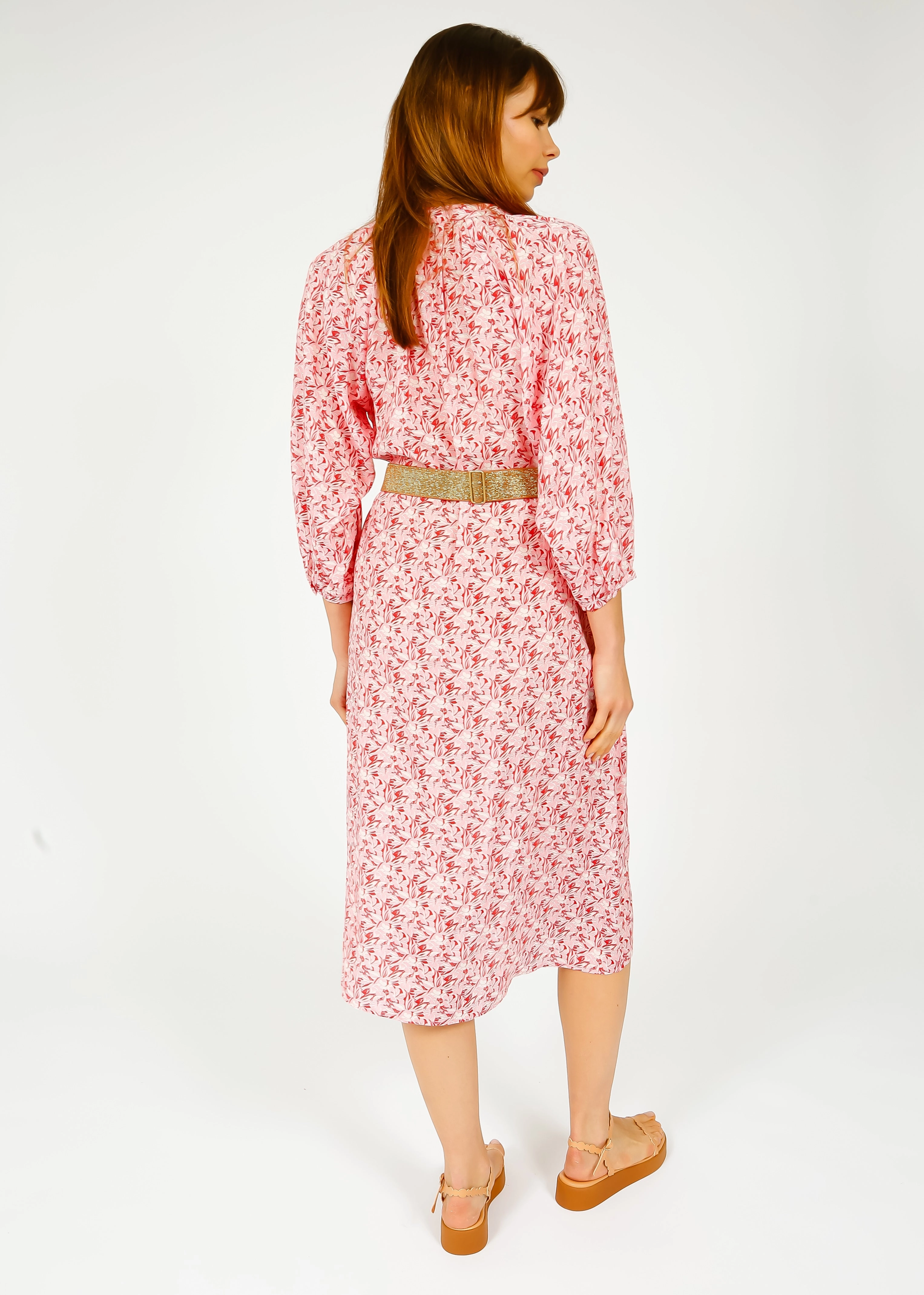 PPL Zion Dress in Bahia 03 Red Fresh Aesthetic