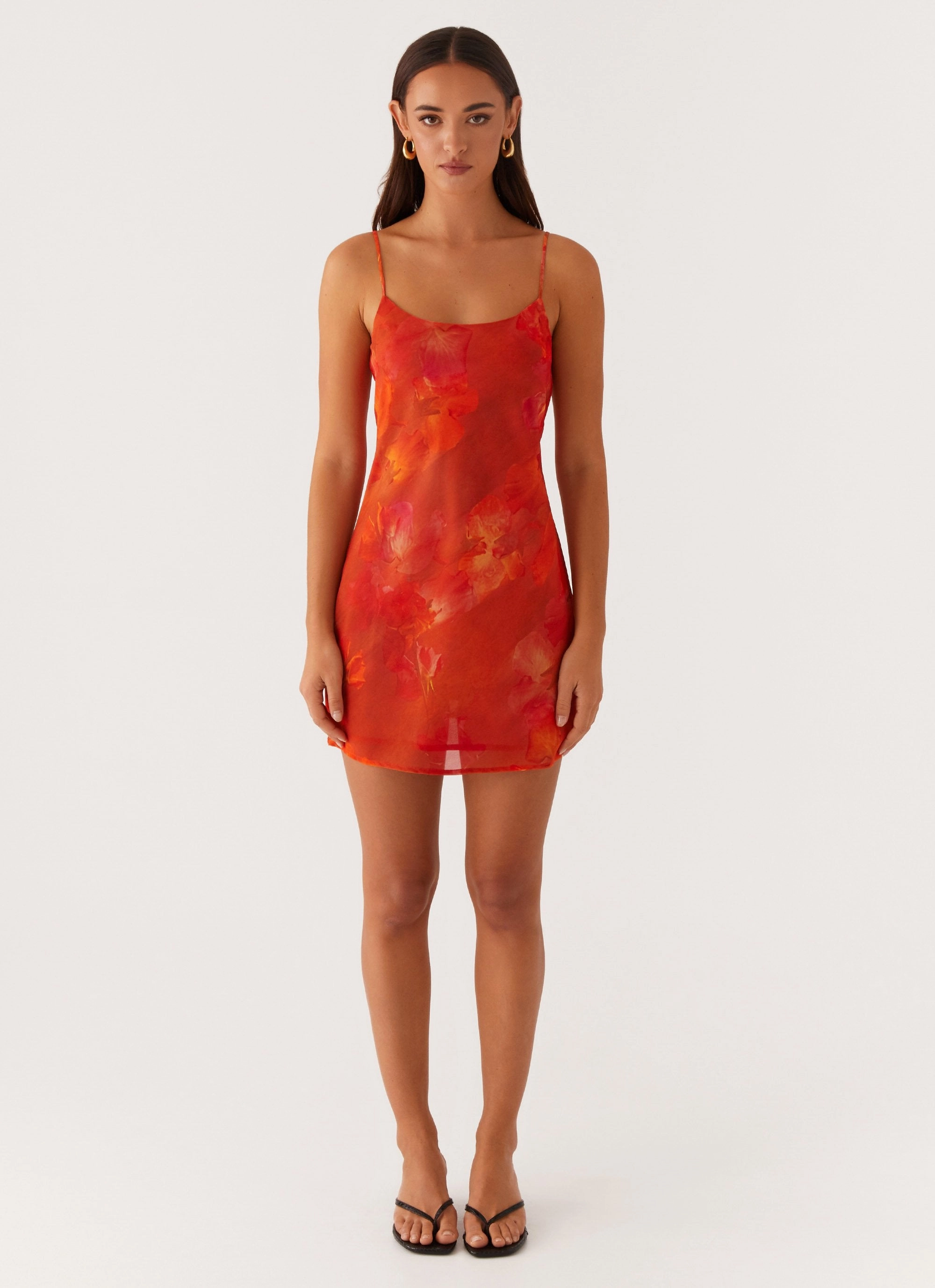 Manifest Mini Dress - Amber Machine-washable