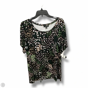 Top Short Sleeve By Alfani In Multi-colored, Size: 2x Everyday Fashion Look