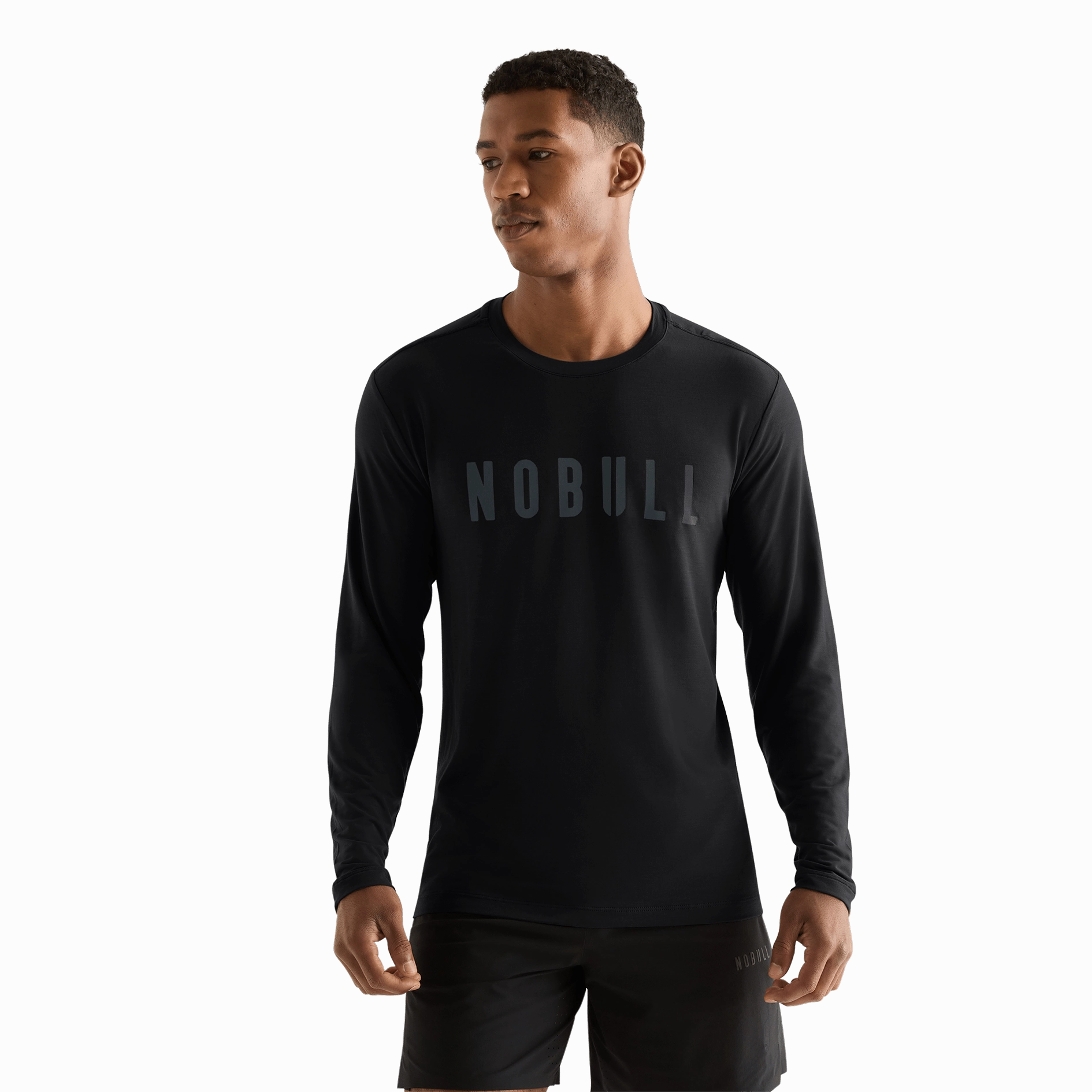 Men's NOBULL Long Sleeve Tee Seamless construction Thermal Regulation Fabric