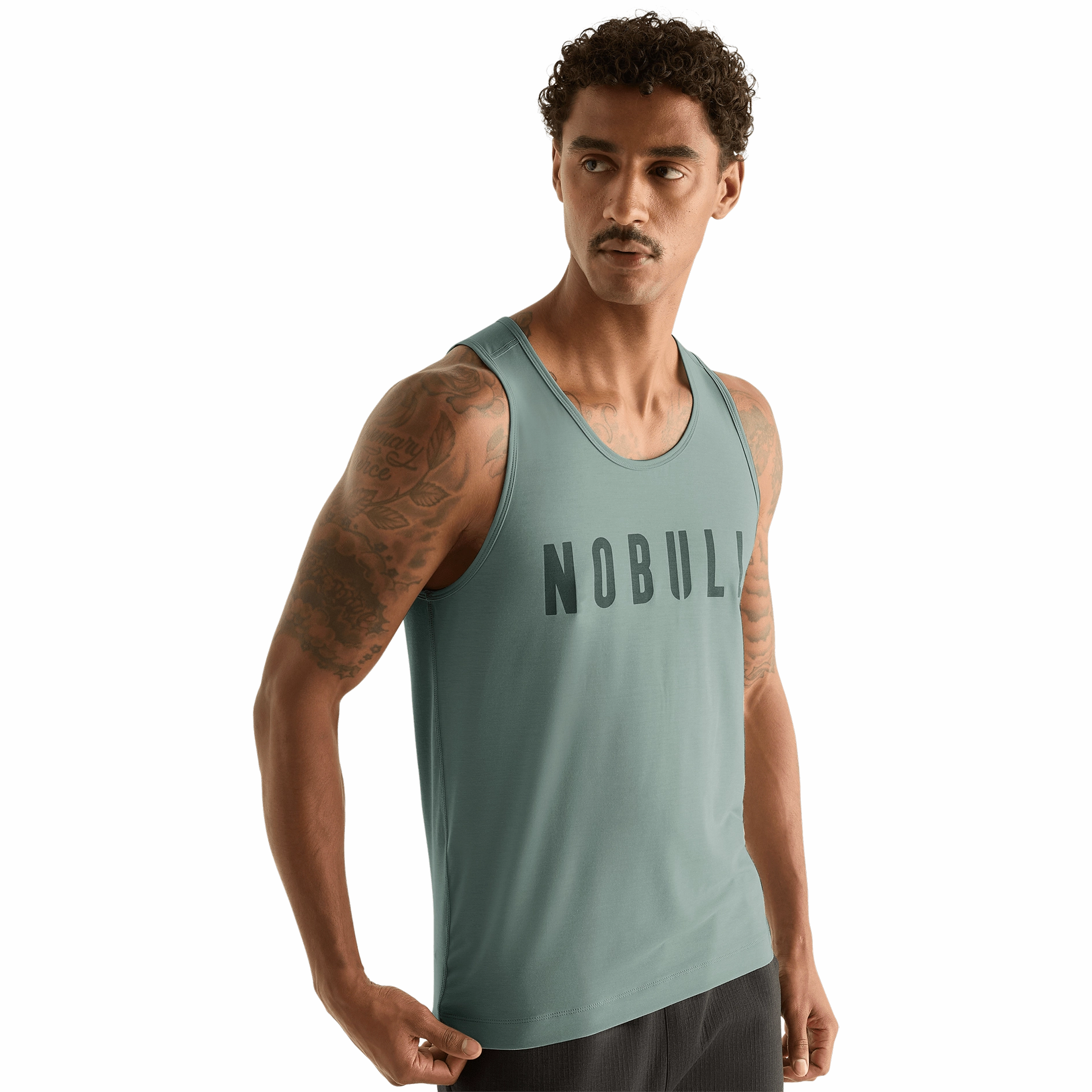 Heat Regulating Fabric Lightweight Weave Men's NOBULL Tank