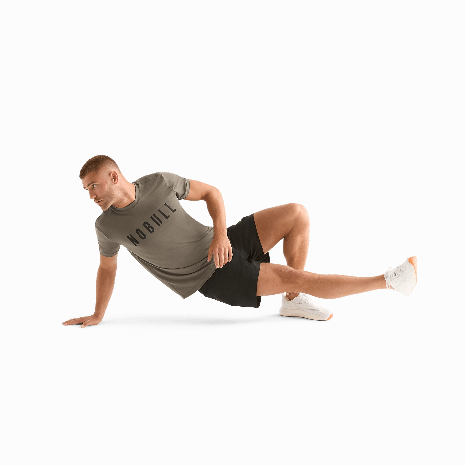 Circular Knit Layered Shoulder Men's NOBULL Tee