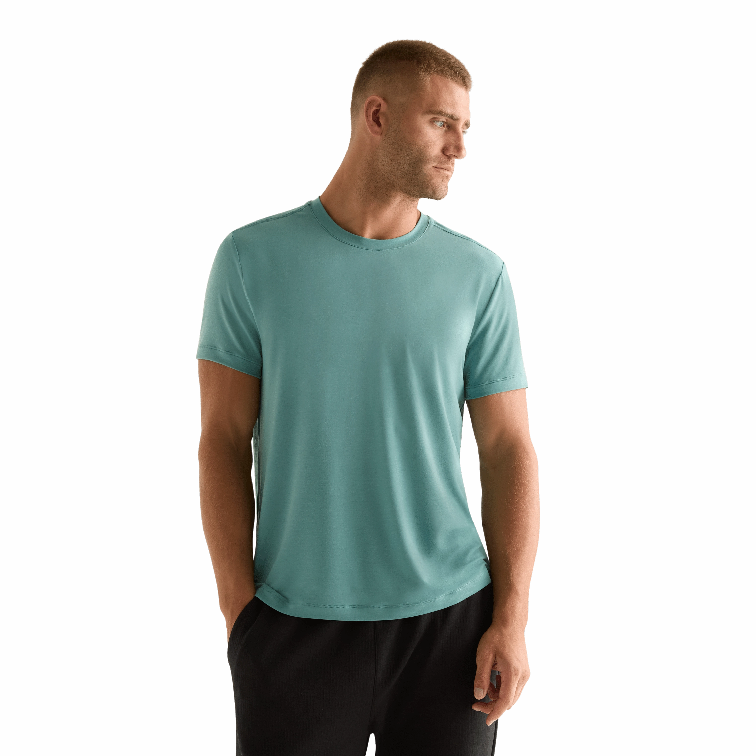 HygienicCoating BoxyCrop Men's Tee