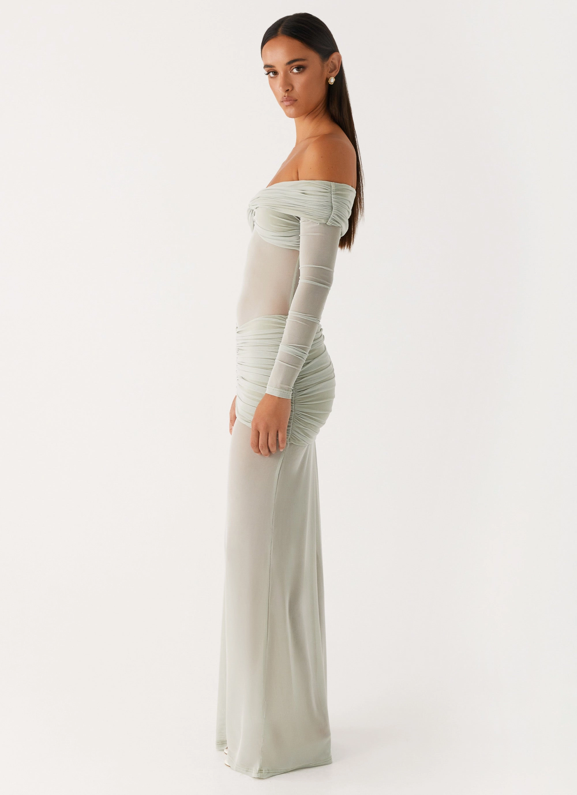 Mercy Maxi Dress - Sage Poised Vibe Fashionable Comfort Wear