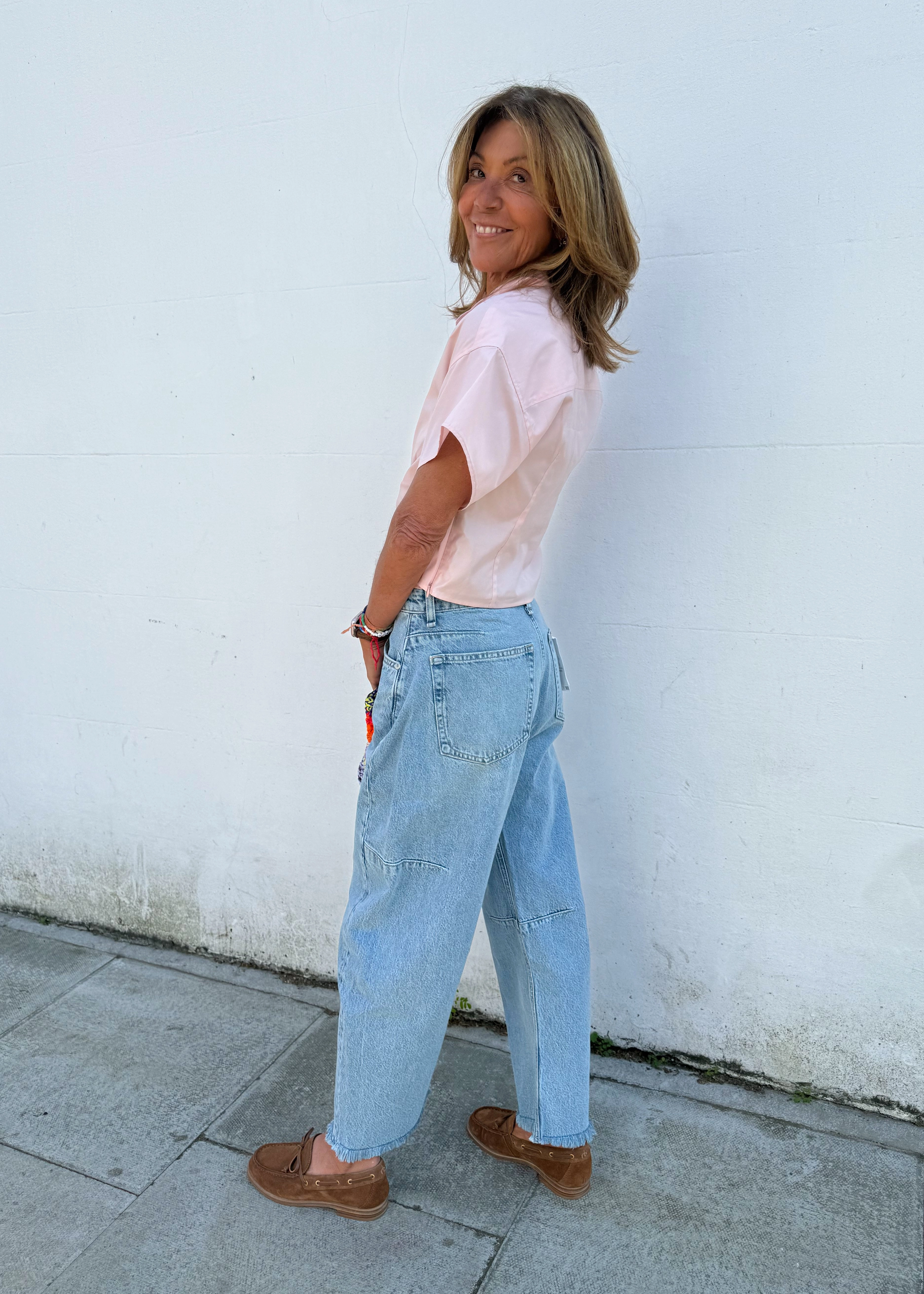 Brunch Outfit Vintage Lover Formal Rag & Bone Charlie High Rise Barrel in Lou