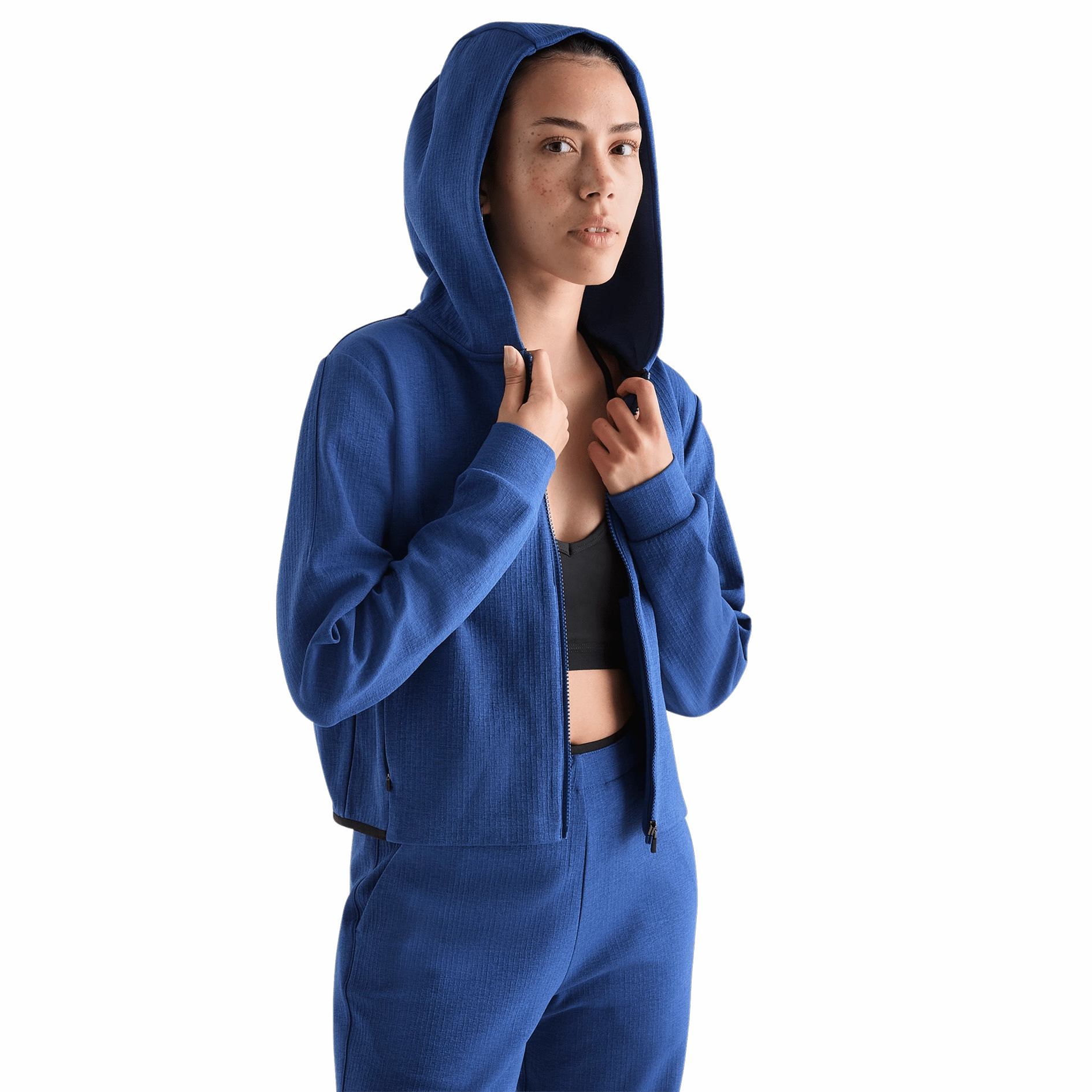 Travel Companion product camouflage stealth Women's Drive Cropped Zip-Up