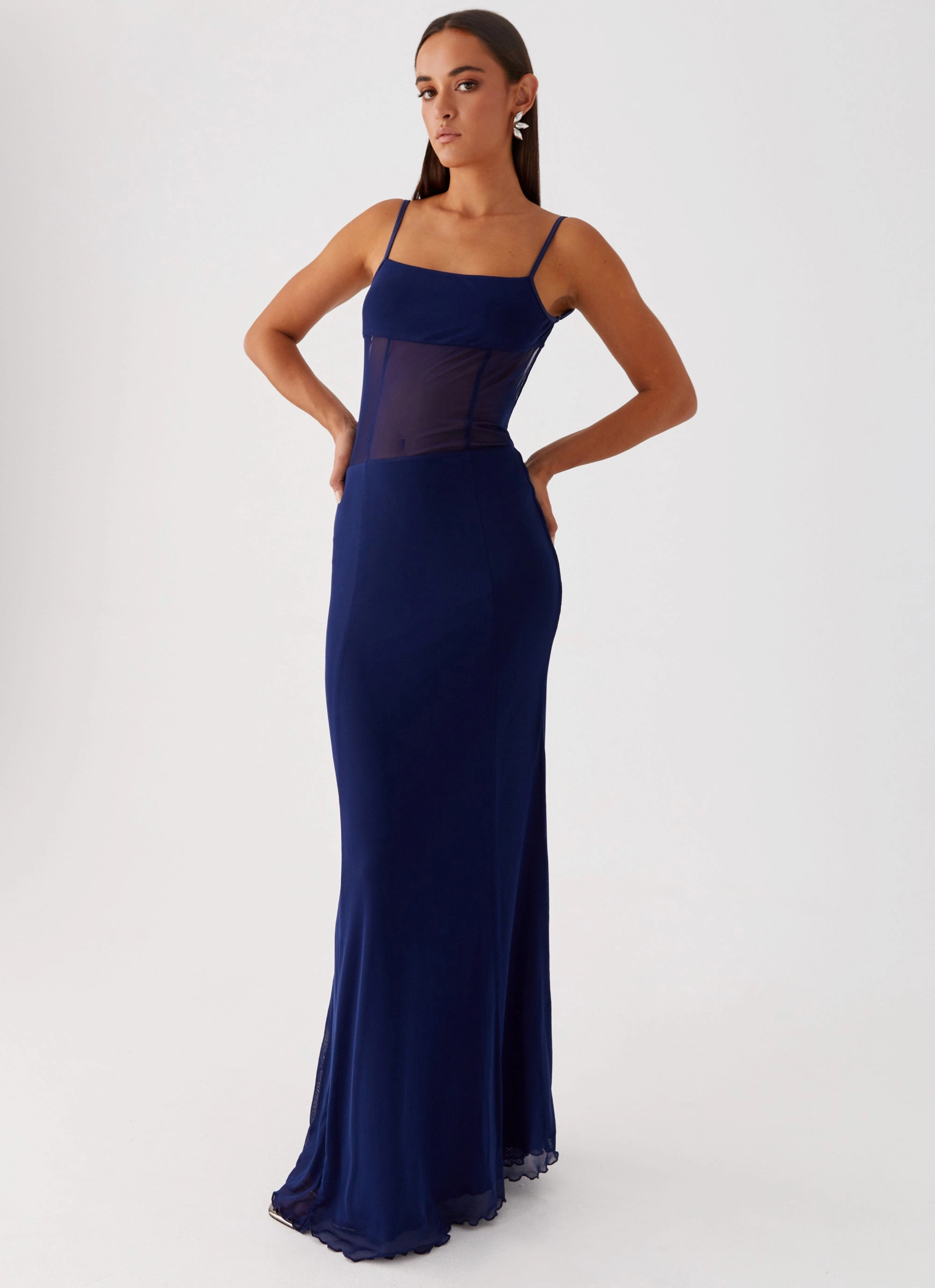 Miranda Maxi Dress - Navy Fashion-forward day dress