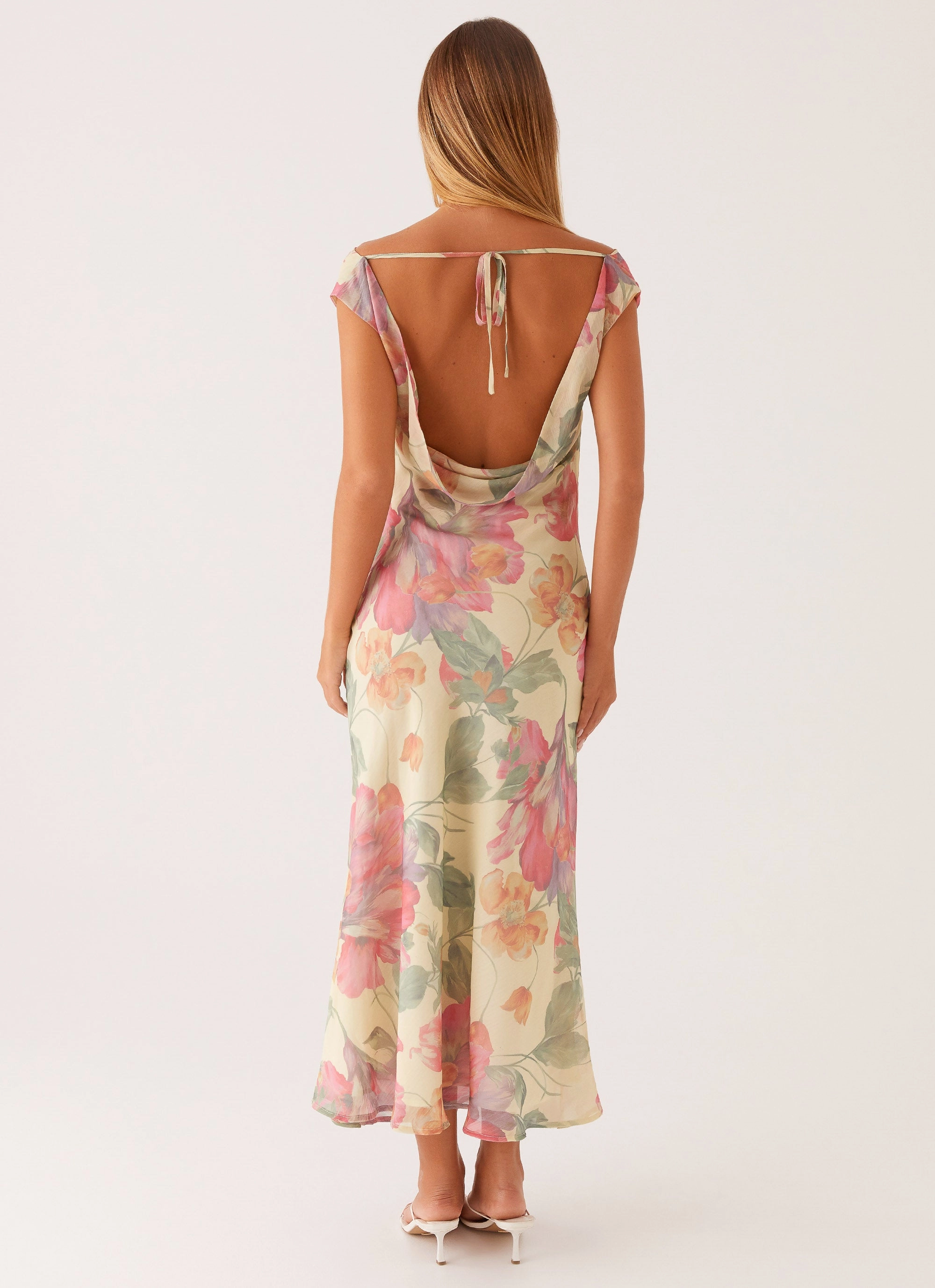 Light and Breezy Fit Vibe Role Model Maxi Dress - Yellow Peony