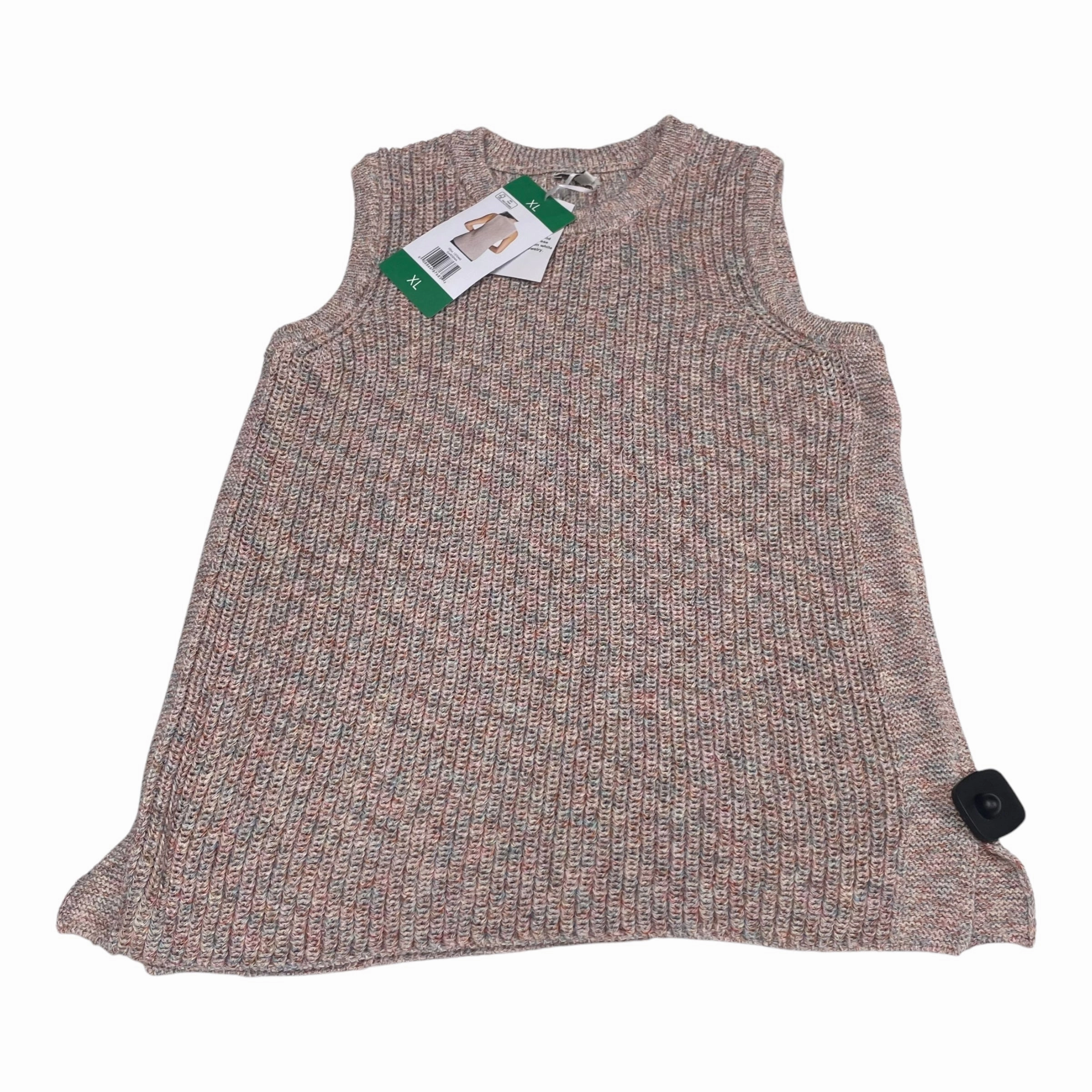 Vest Sweater By Ella Moss In Pink, Size: Xl Soft Fleece Lining Quick Dry Fabric Technology