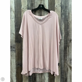 Top Short Sleeve By Maurices In Mauve, Size: 4x Breathable mesh ThermoregulatingFabric