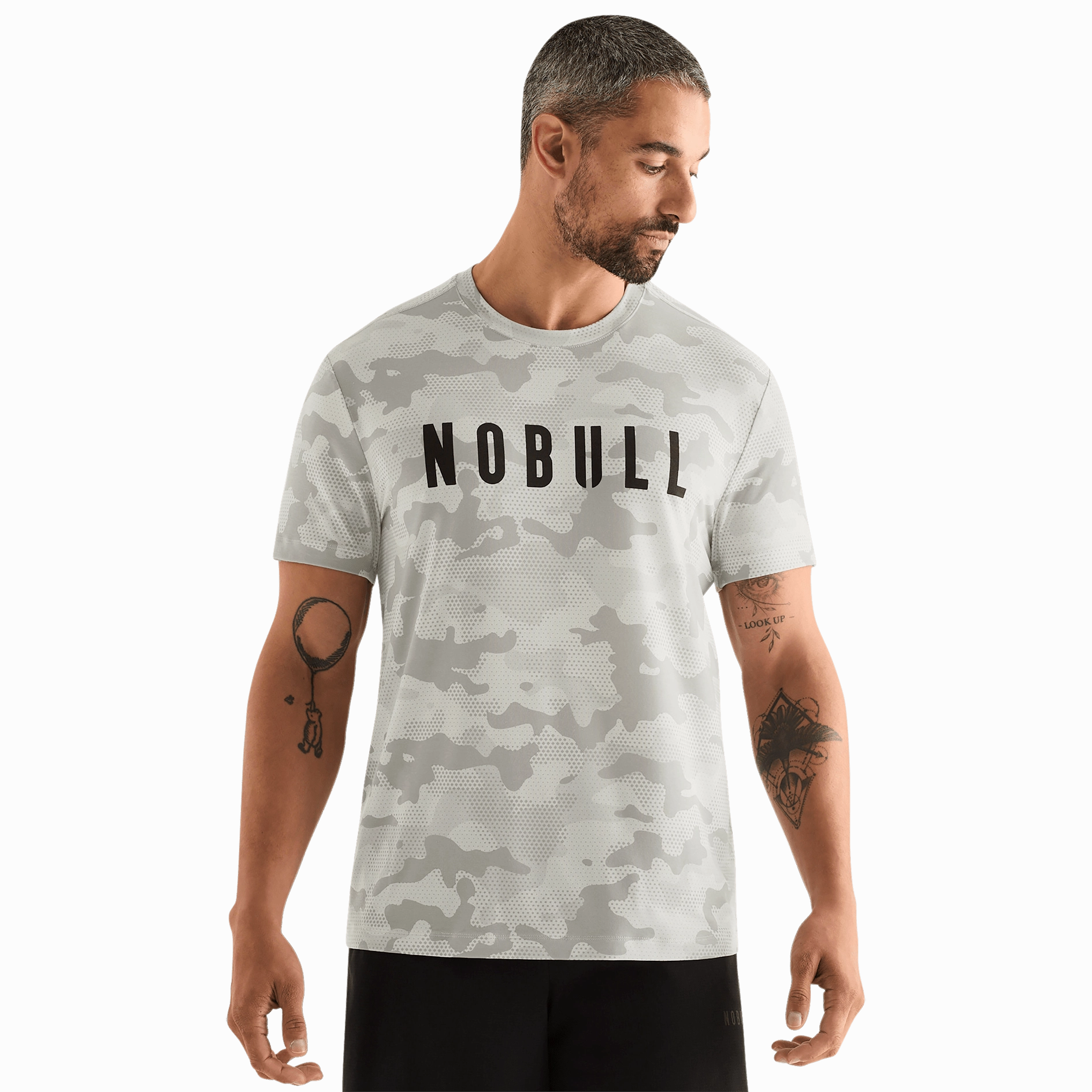 NoSlipGripperBand Thermal Insulation Tech Men's Camo NOBULL Tee